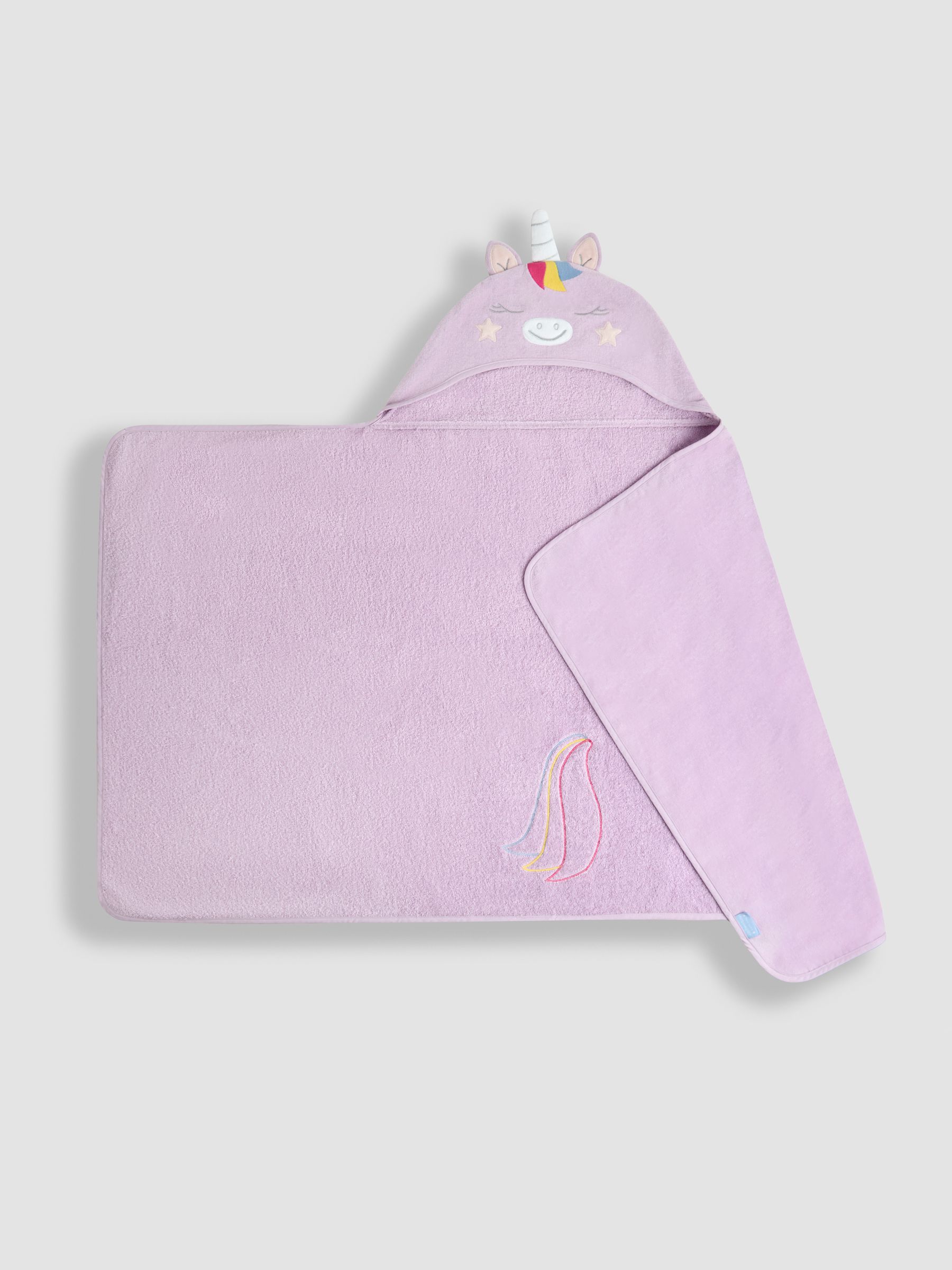 Lilac Purple Large Hooded Towel - Image 6 of 7