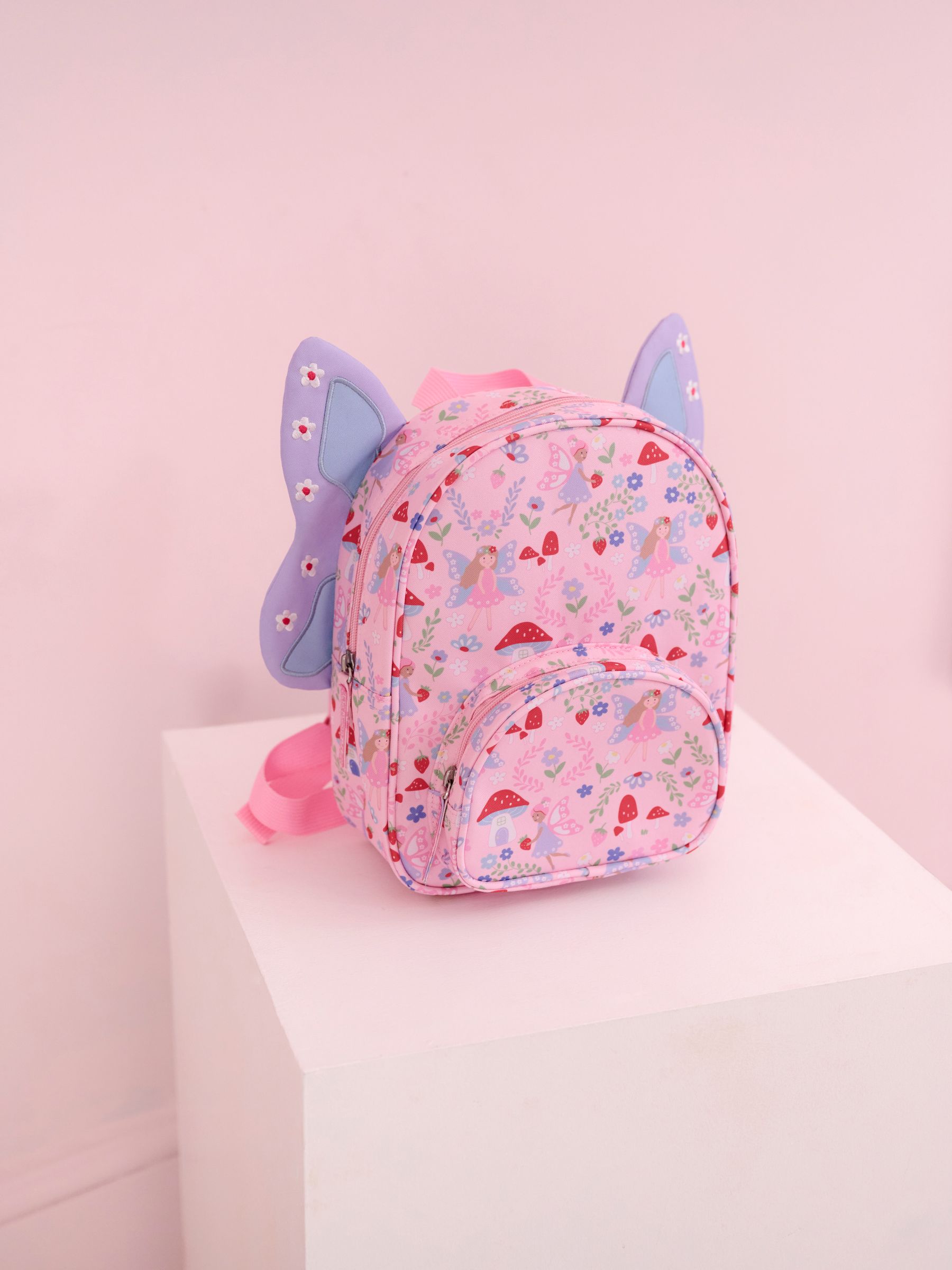 Fairy Printed Backpack with Wings - Image 4 of 8