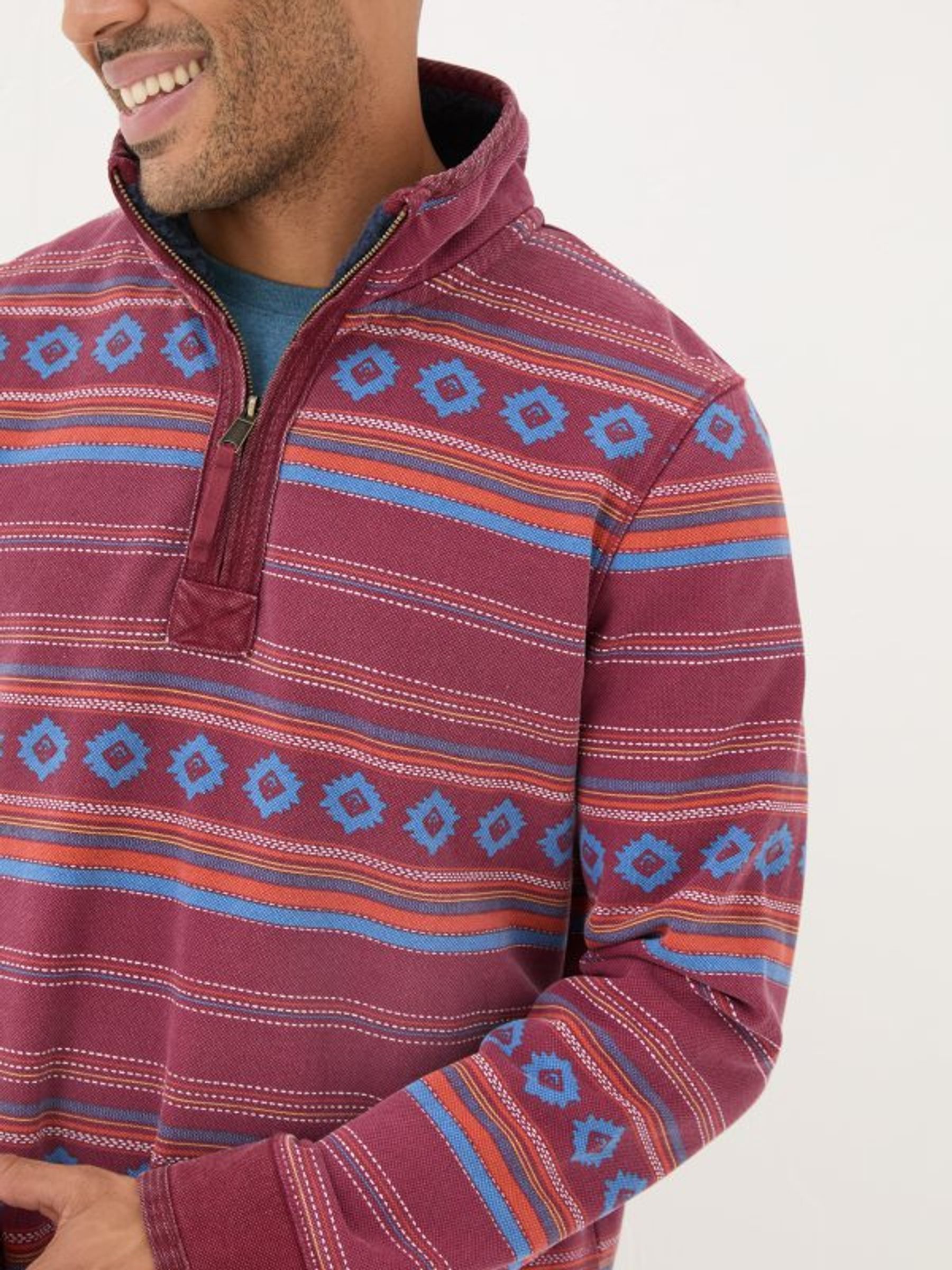 Red Airlie Pattern Sweatshirt - Image 4 of 5