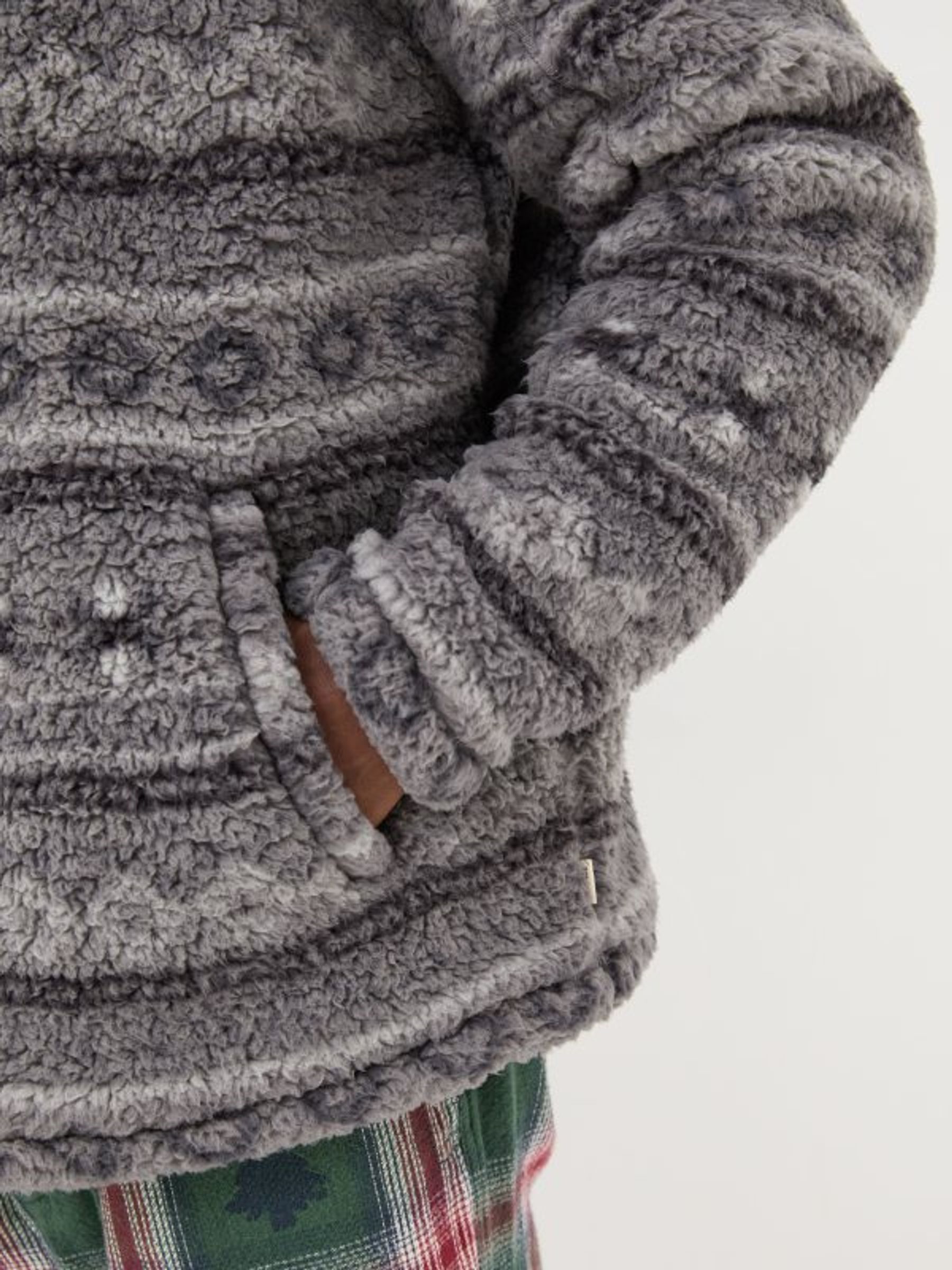 Charcoal Grey Patterned Sofa Sweatshirt - Image 6 of 8