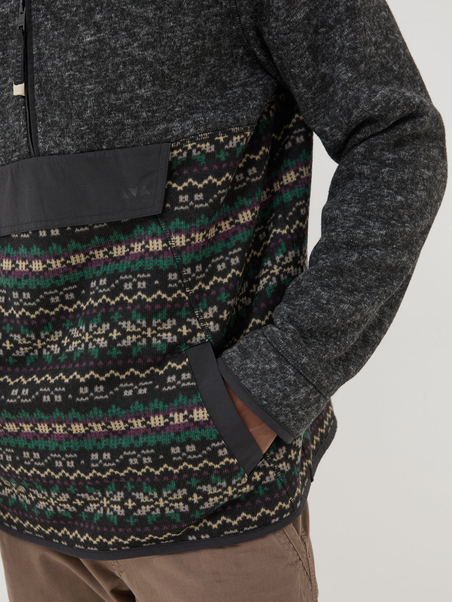 Haxby Navy Dark Skies Printed Half Neck Sweatshirt - Image 6 of 7