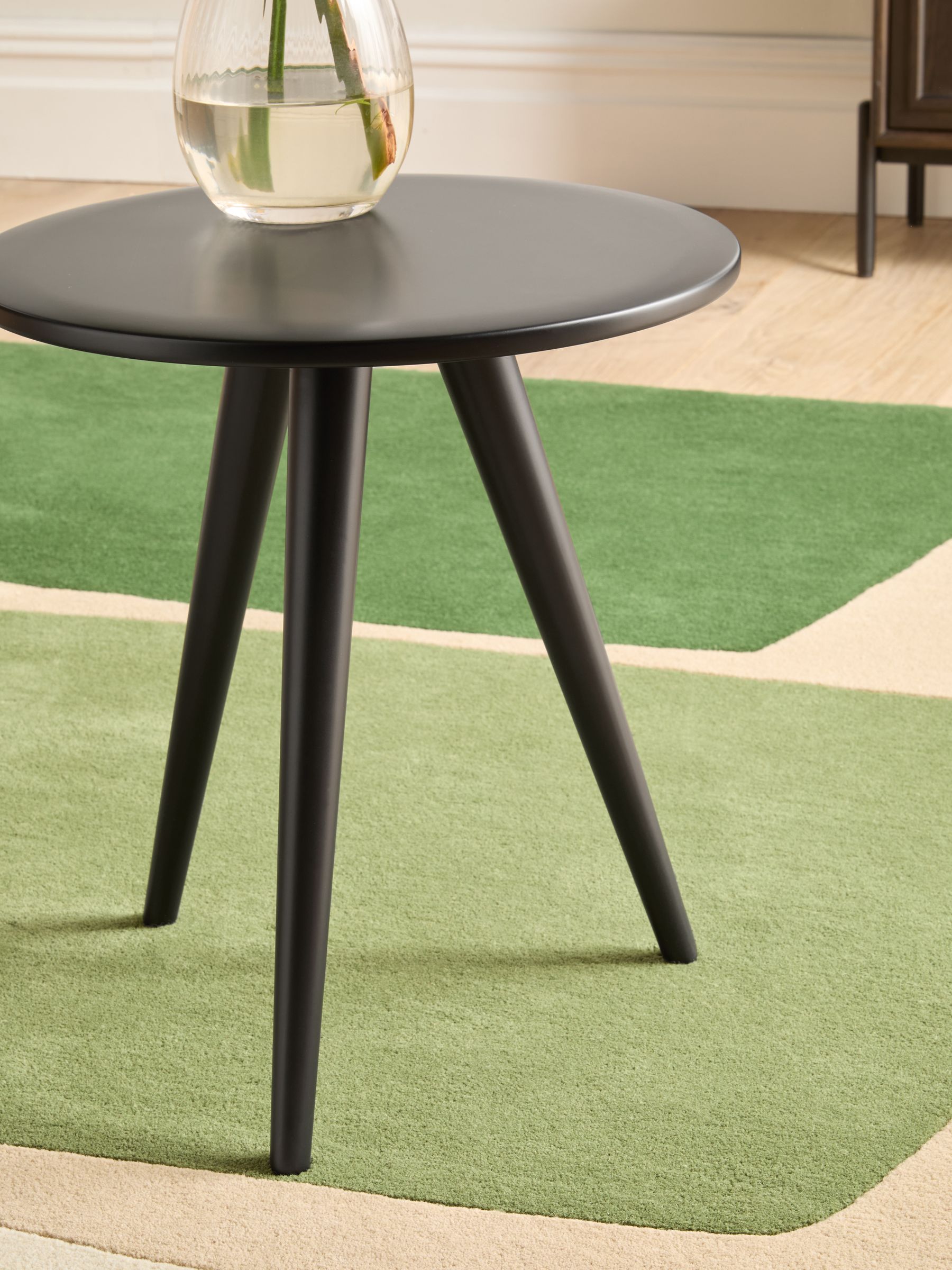 Jasper Conran London Black Bray Side Table - Image 2 of 5