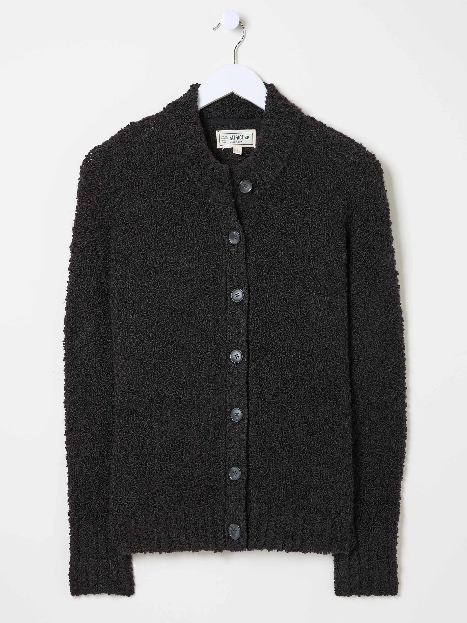 Black Bea Boucle Cardigan - Image 6 of 6