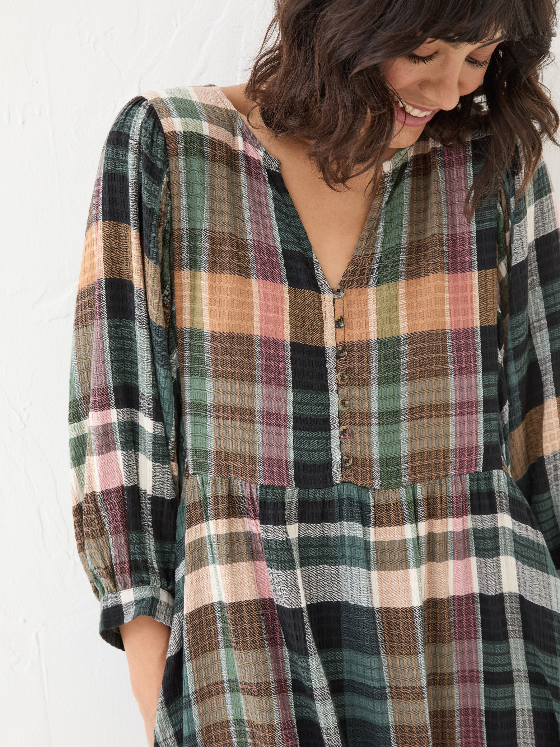 Ceil Multi Check Dress - Image 5 of 9