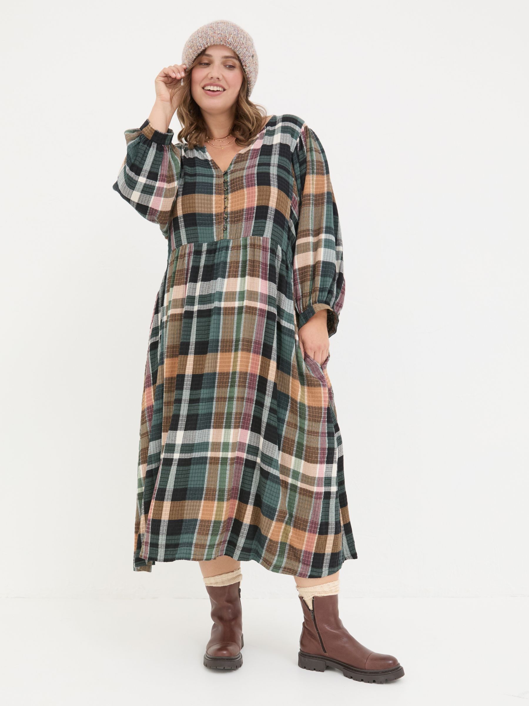 Ceil Multi Check Dress - Image 6 of 9