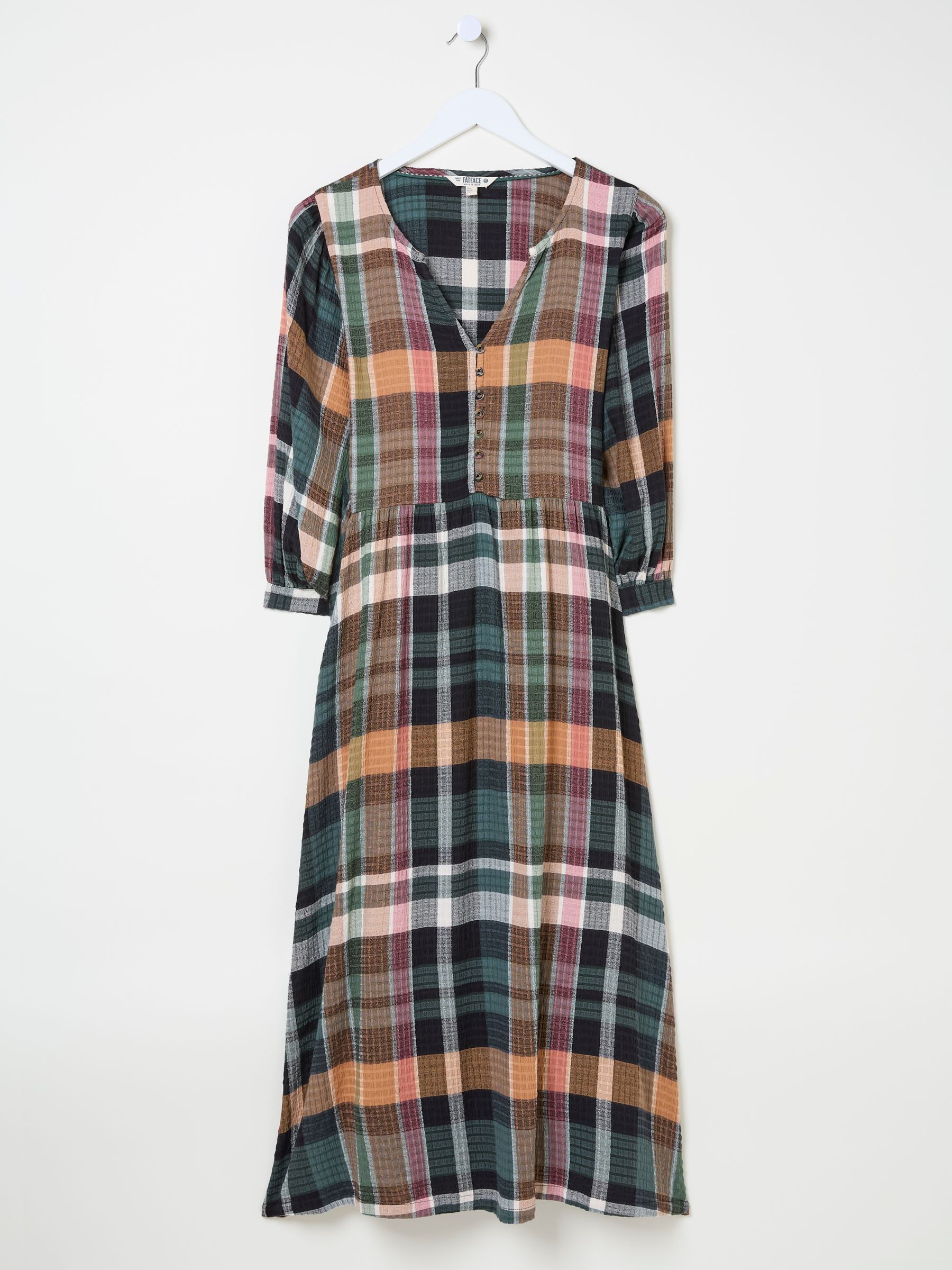 Ceil Multi Check Dress - Image 8 of 9