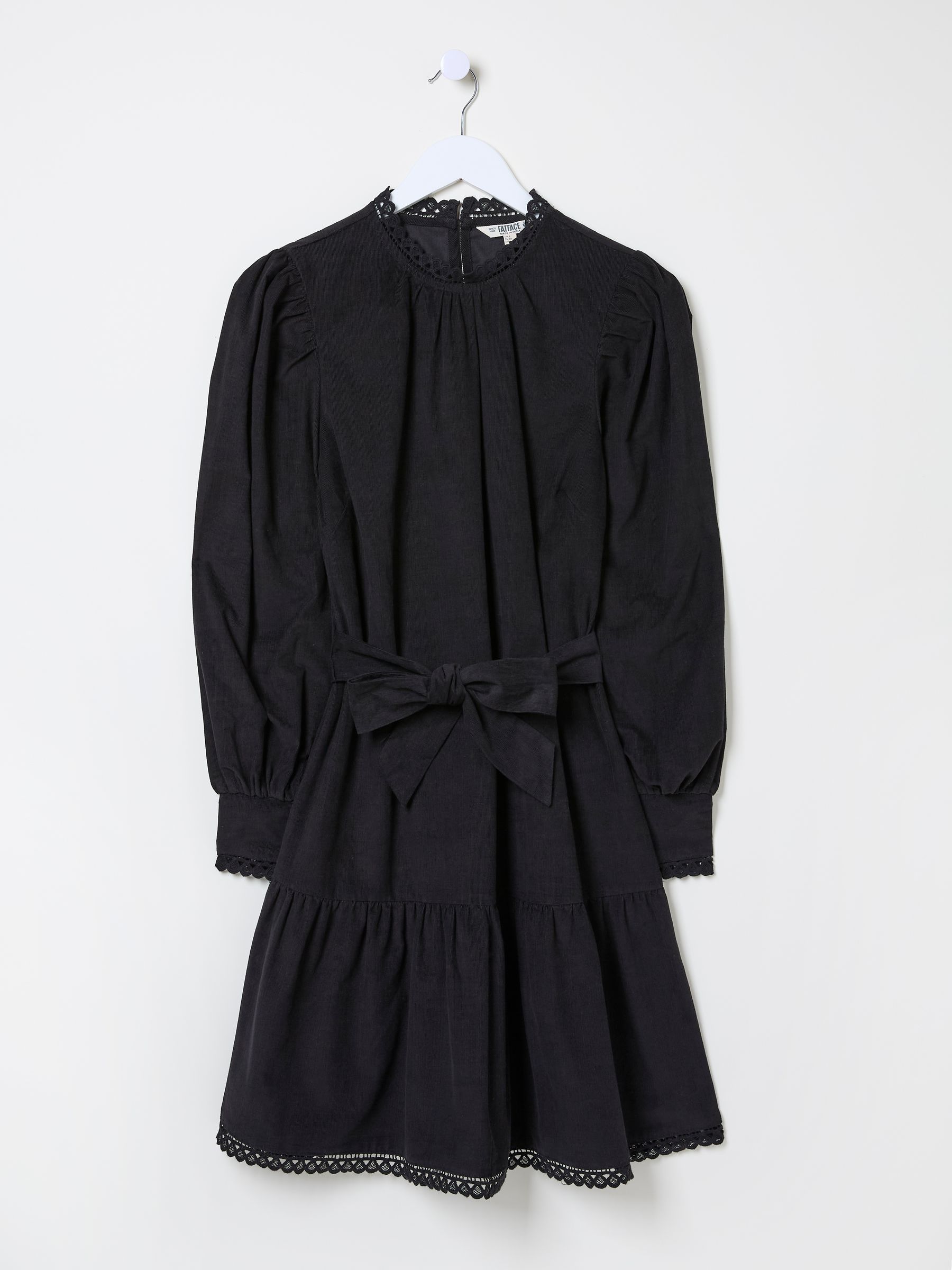Black Adley Cord 100% Cotton Dress - Image 6 of 6