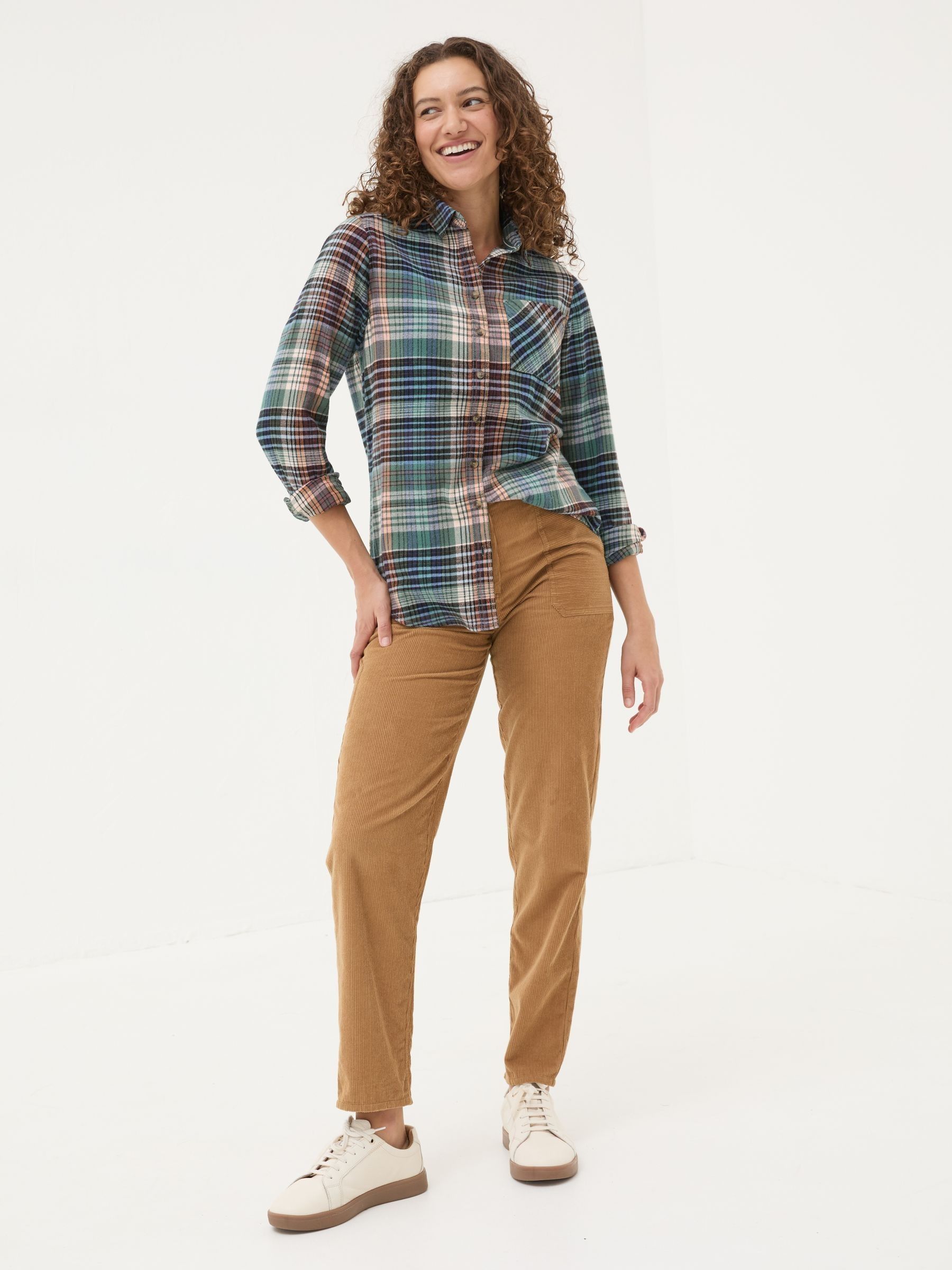 Olivia Multi 100% Cotton Check Shirt - Image 3 of 5