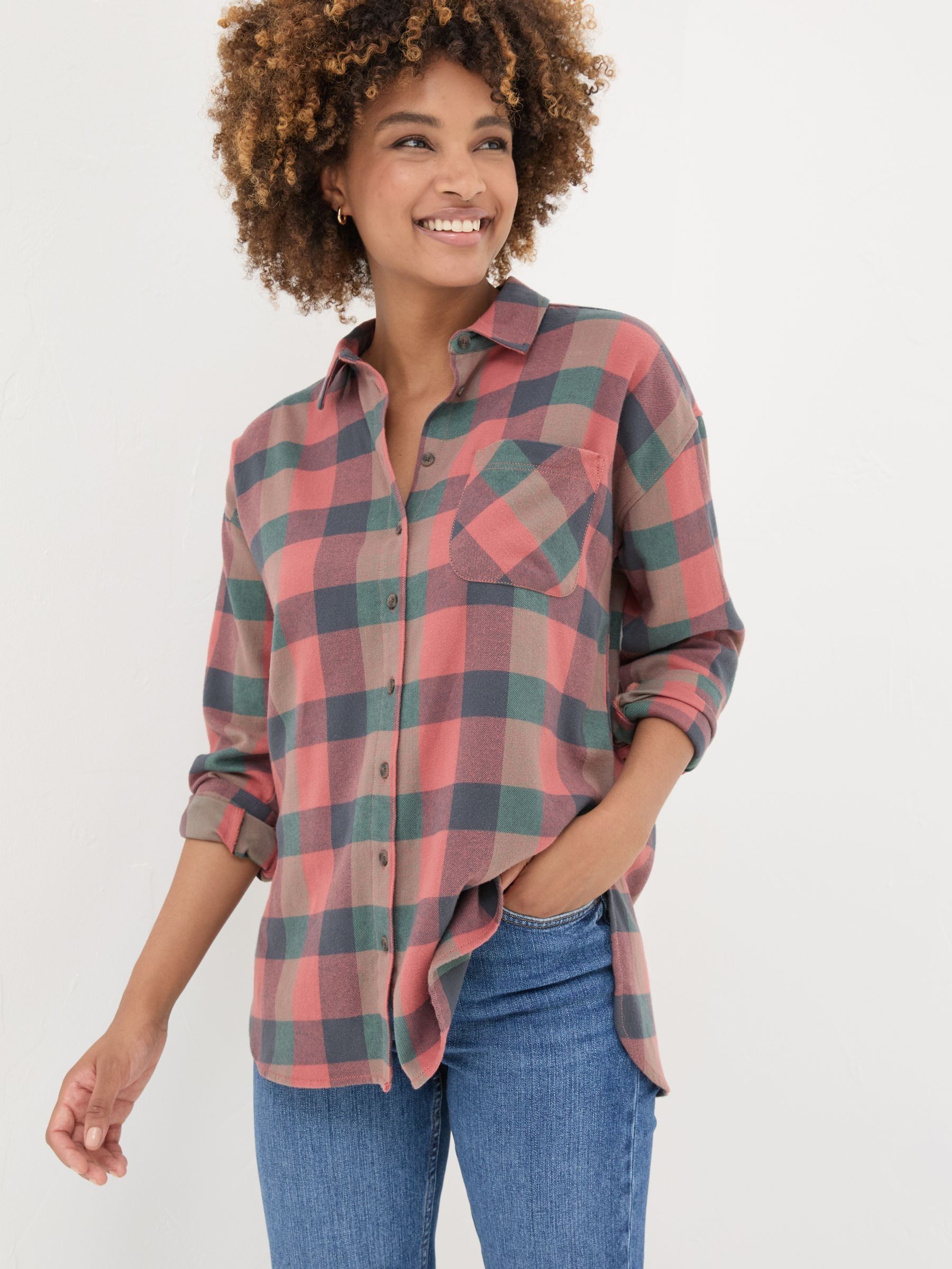Multi Carolin 100% Cotton Check Shirt - Image 1 of 5