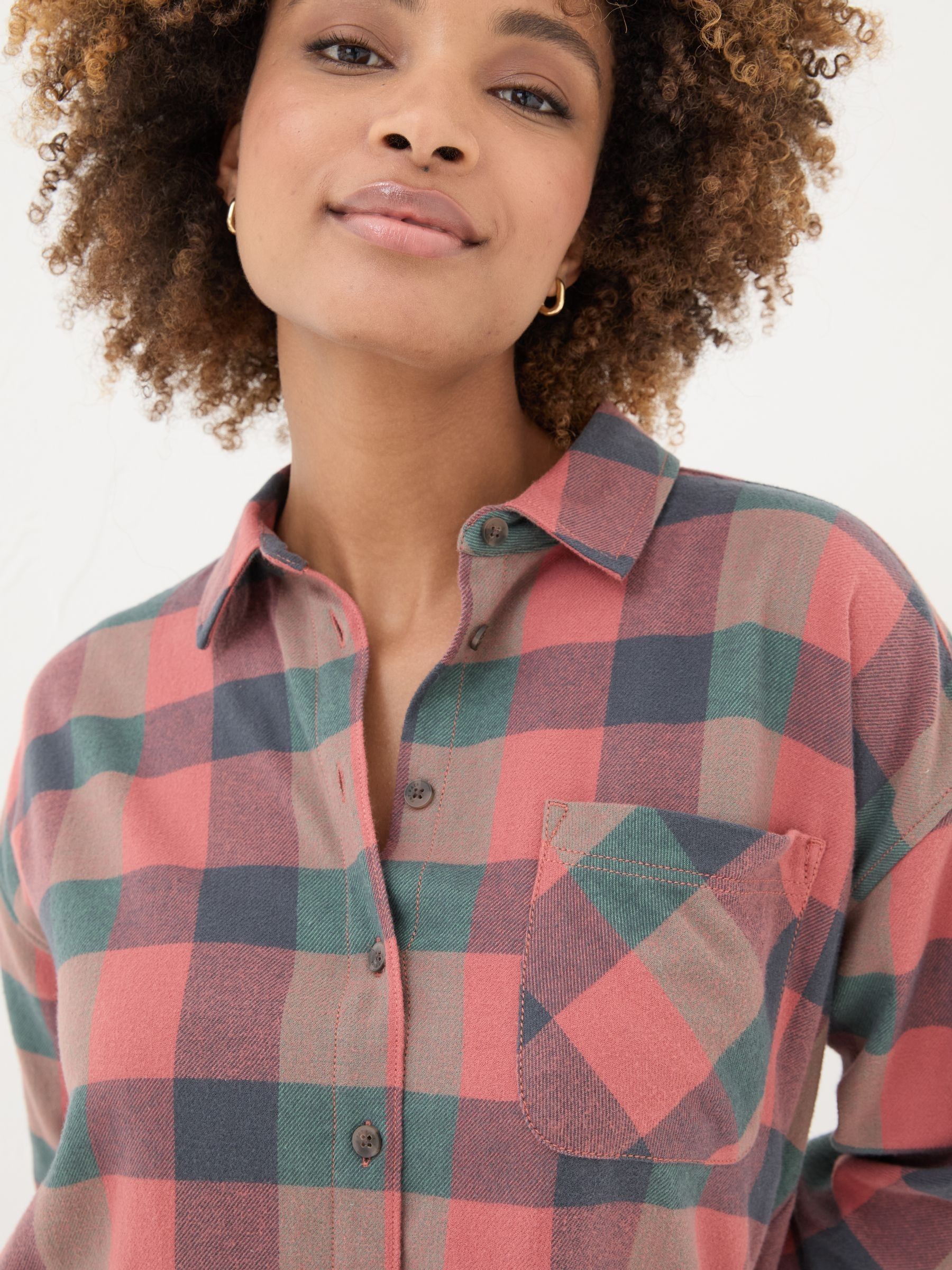 Multi Carolin 100% Cotton Check Shirt - Image 4 of 5