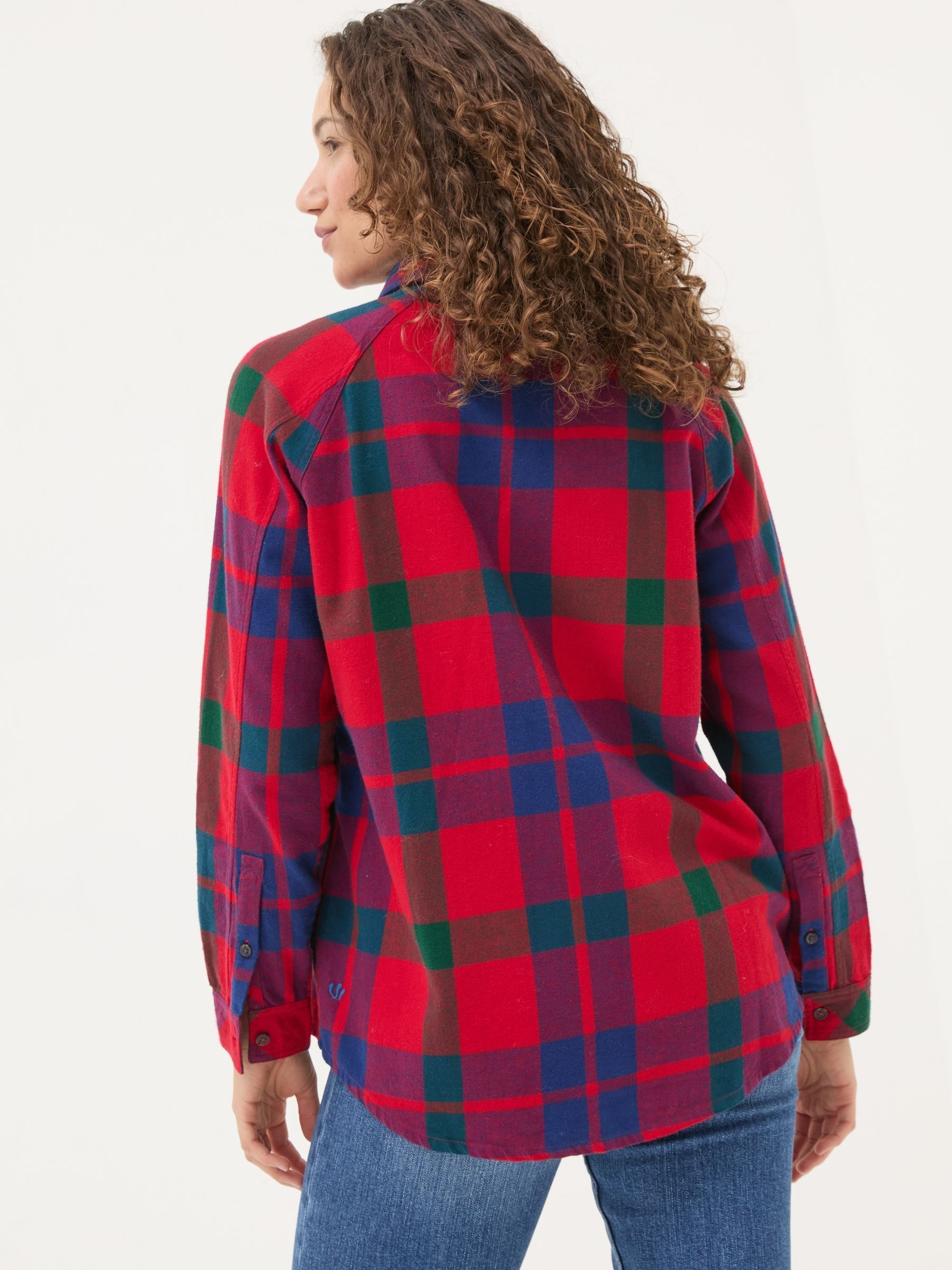 Red Bessie Check 100% Cotton Shirt - Image 2 of 5
