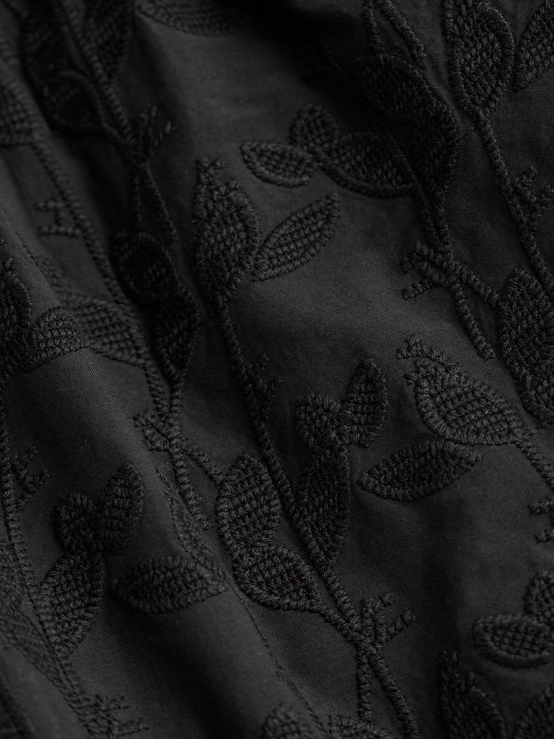 Black Ana 100% Cotton Detail Blouse - Image 11 of 11
