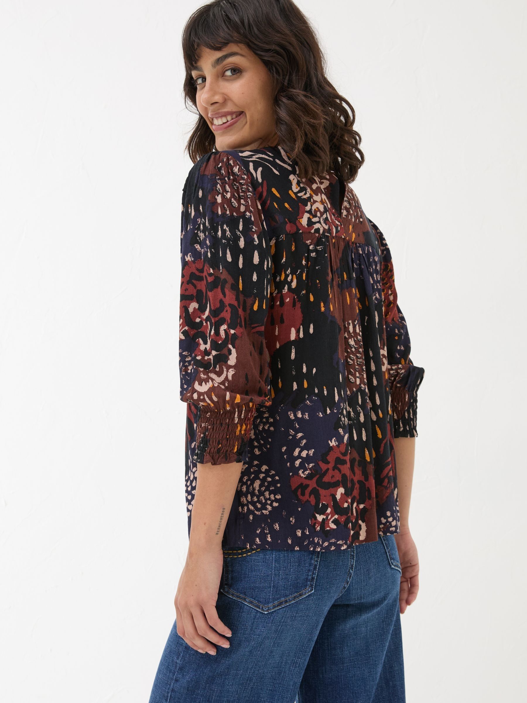 Multi Shelly Animal Blouse - Image 2 of 7