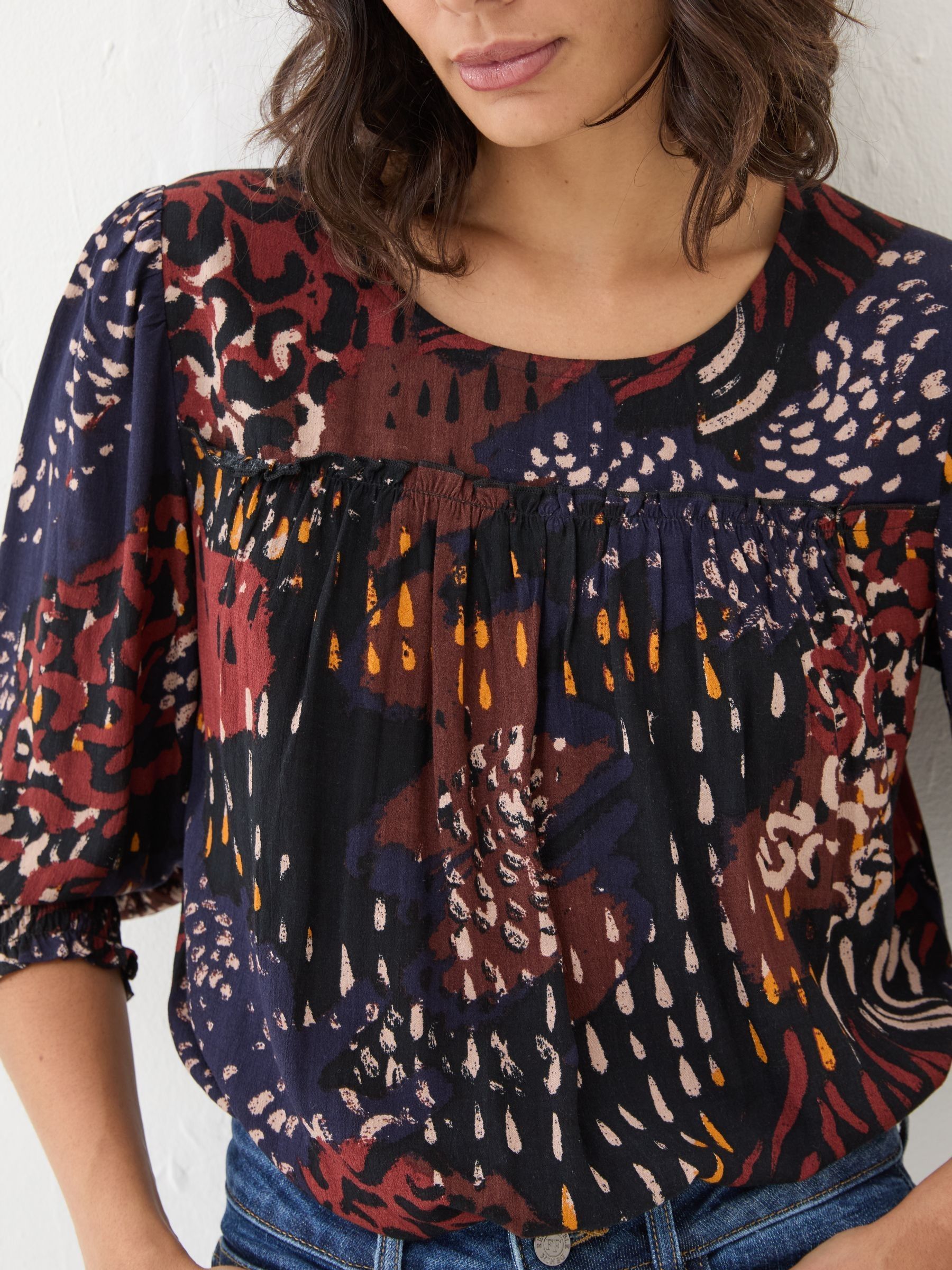 Multi Shelly Animal Blouse - Image 3 of 7