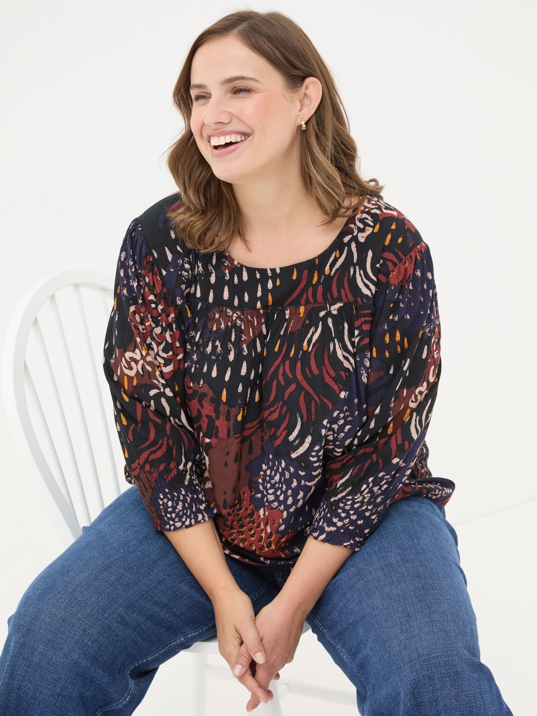 Multi Shelly Animal Blouse - Image 5 of 7