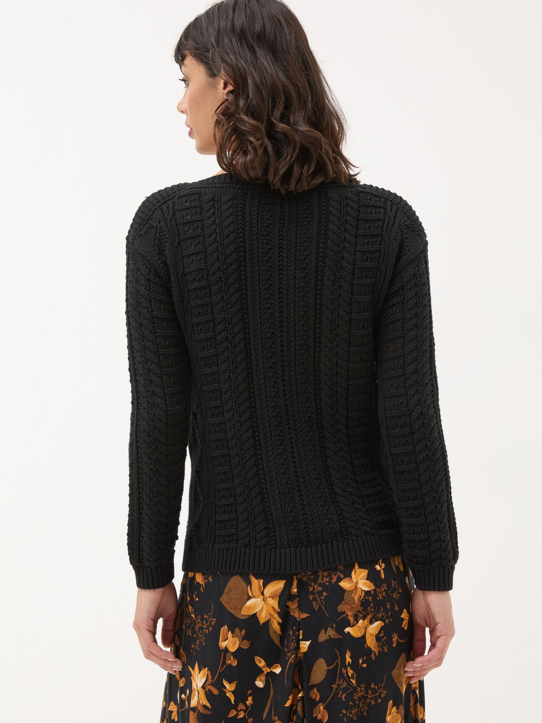 Black Dark Skies Damson Beaded Jumper - Image 2 of 6