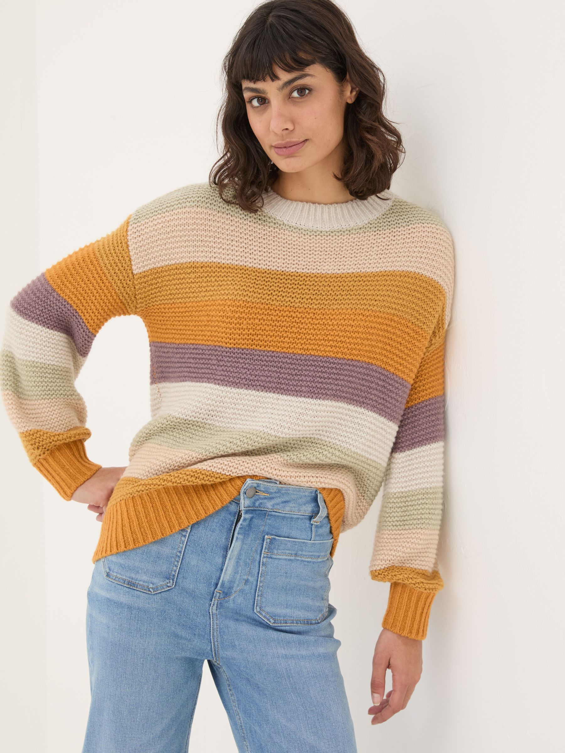 Multi Equinox Stripe Jumper - Image 1 of 6