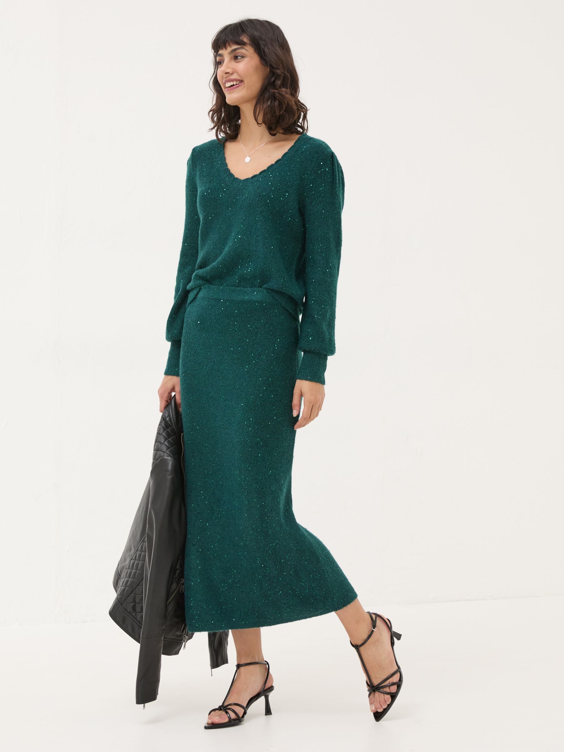 Teal Green Jasmine Jumper - Image 3 of 7