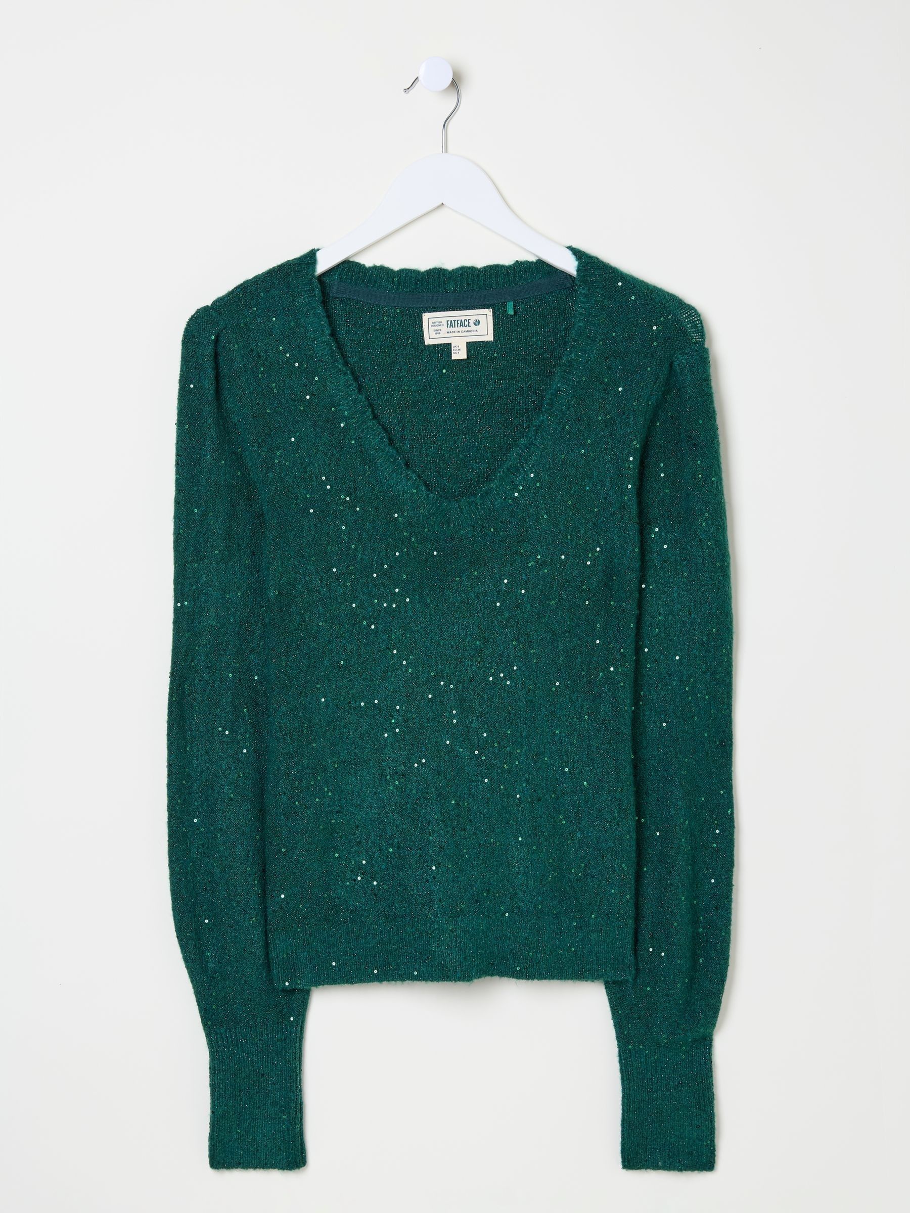 Teal Green Jasmine Jumper - Image 6 of 7
