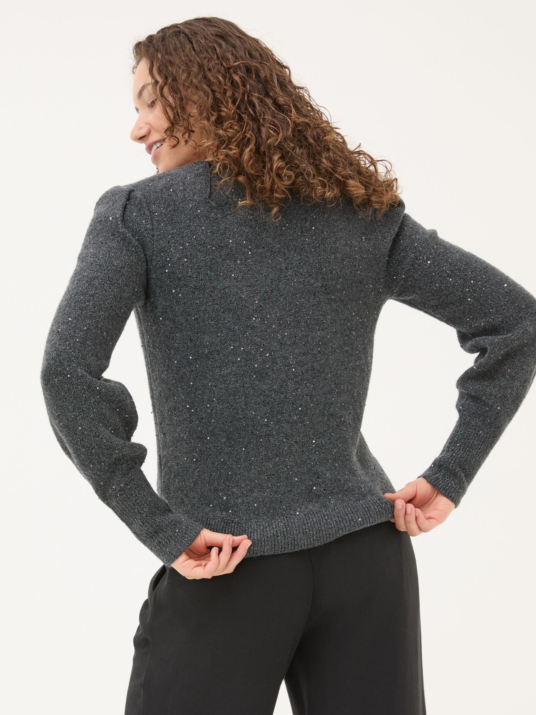 Charcoal Grey Jasmine Jumper - Image 2 of 5