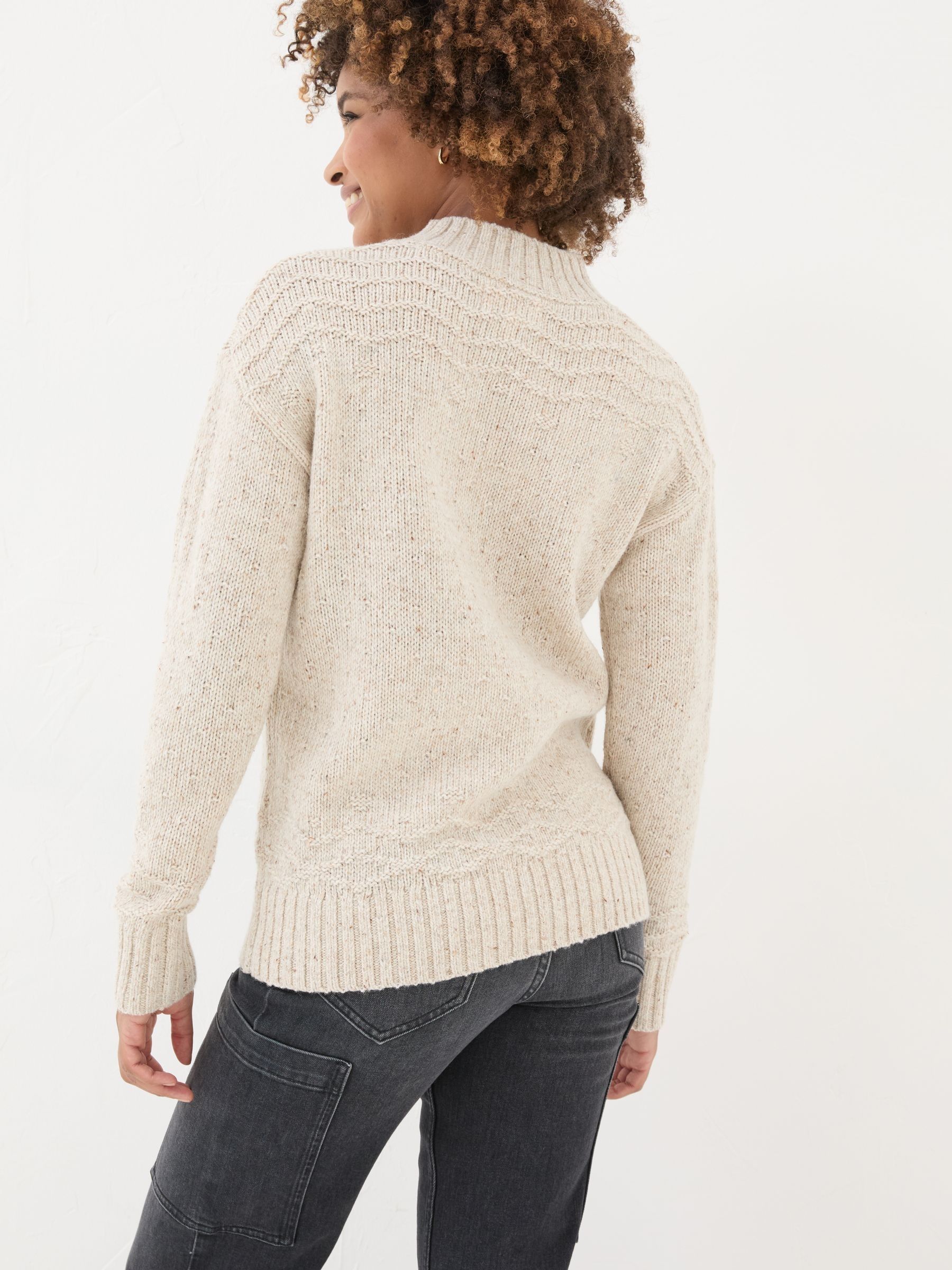 Ivory Snowflake Jumper - Image 2 of 10
