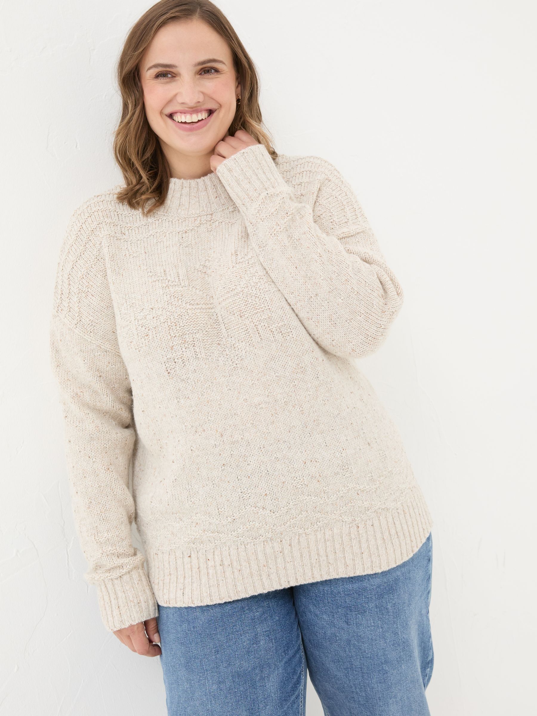 Ivory Snowflake Jumper - Image 7 of 10