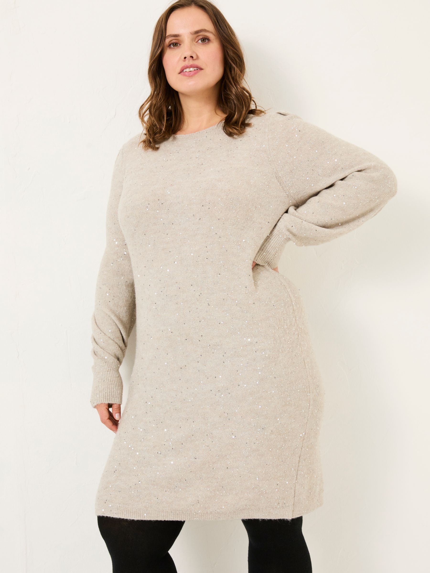 Light Natural Eden Knit Dress - Image 6 of 9