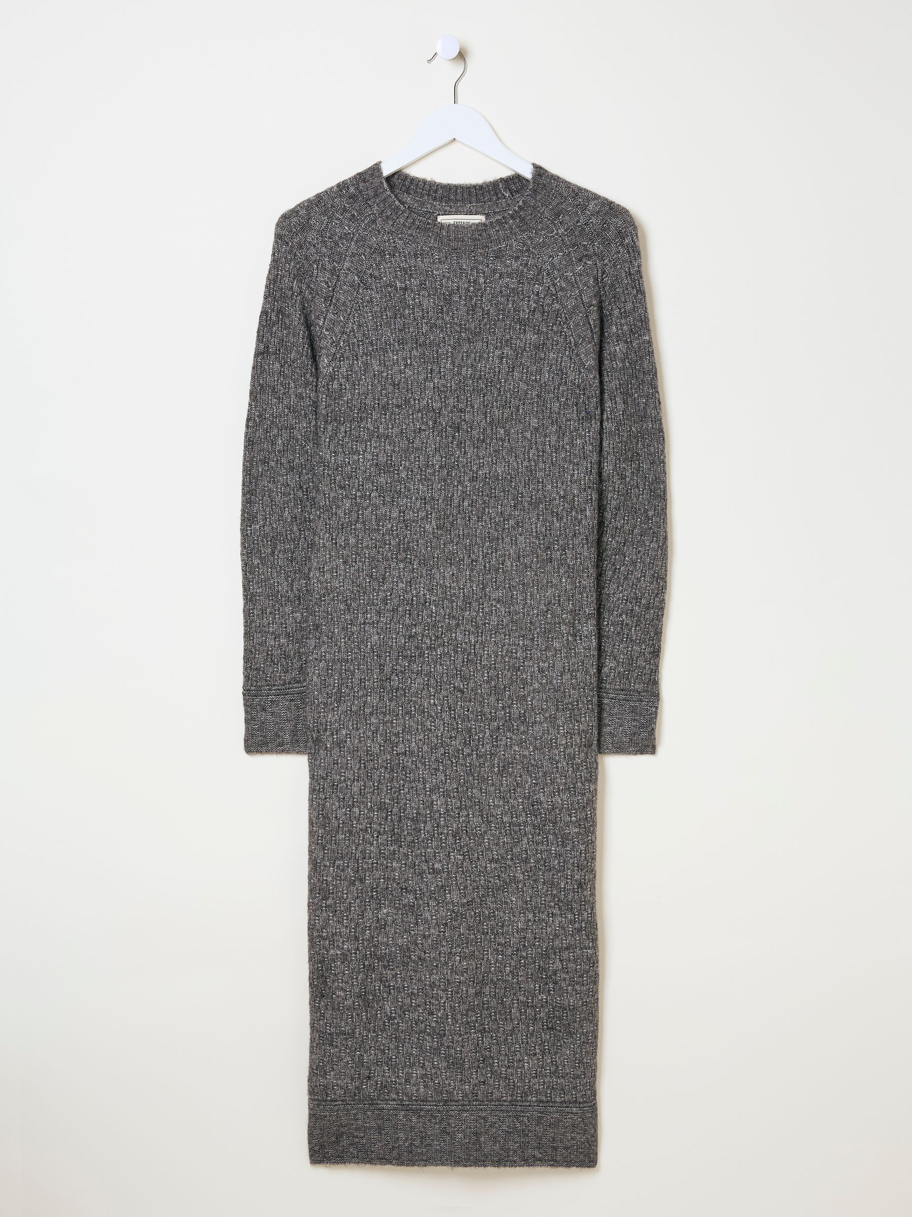 Charcoal Grey Maddy Knit Dress - Image 9 of 9