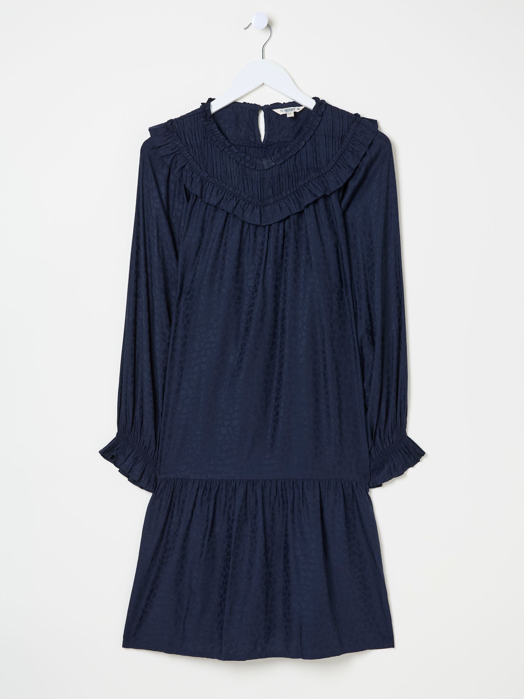 Dark Navy Mika Jacquard Dress - Image 11 of 12