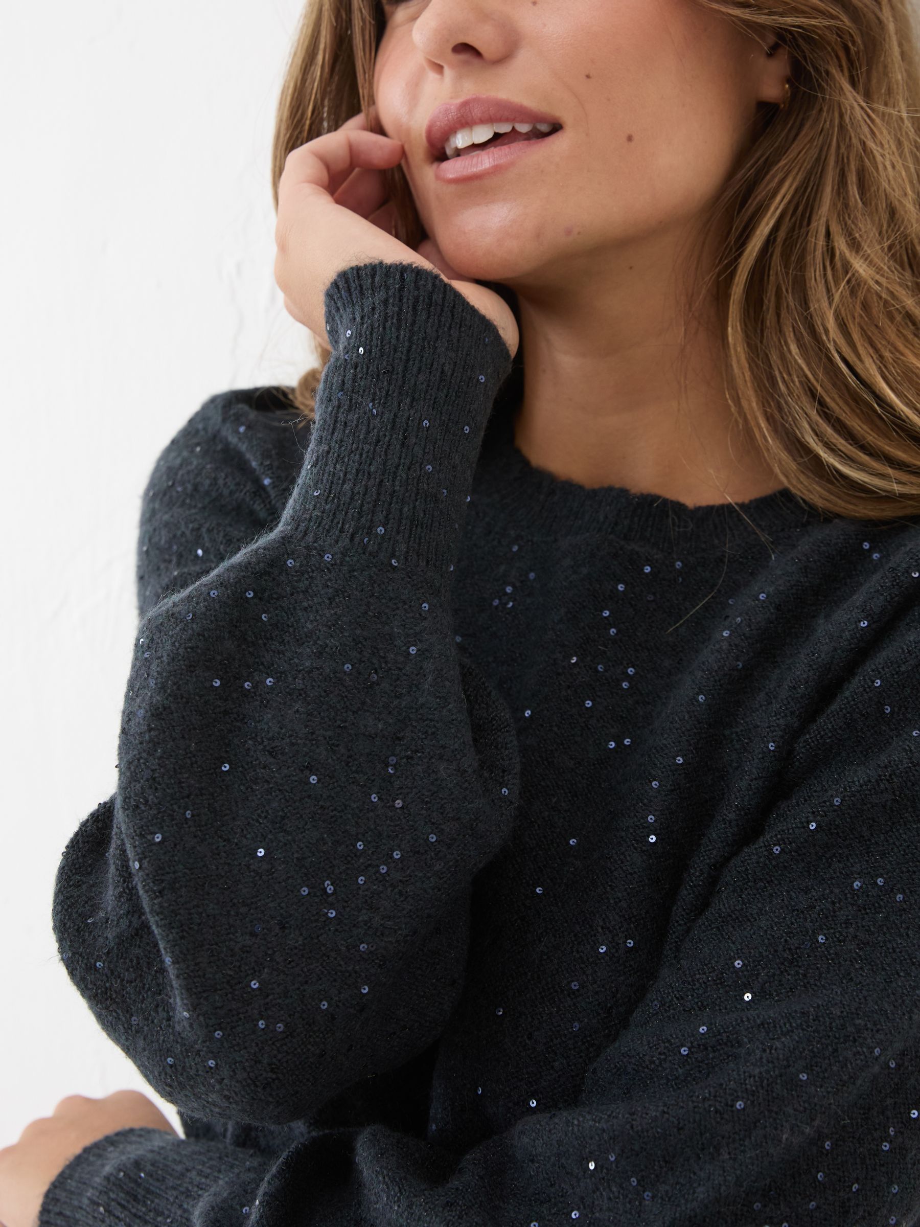 Dark Navy Eden Knit Dress - Image 5 of 6