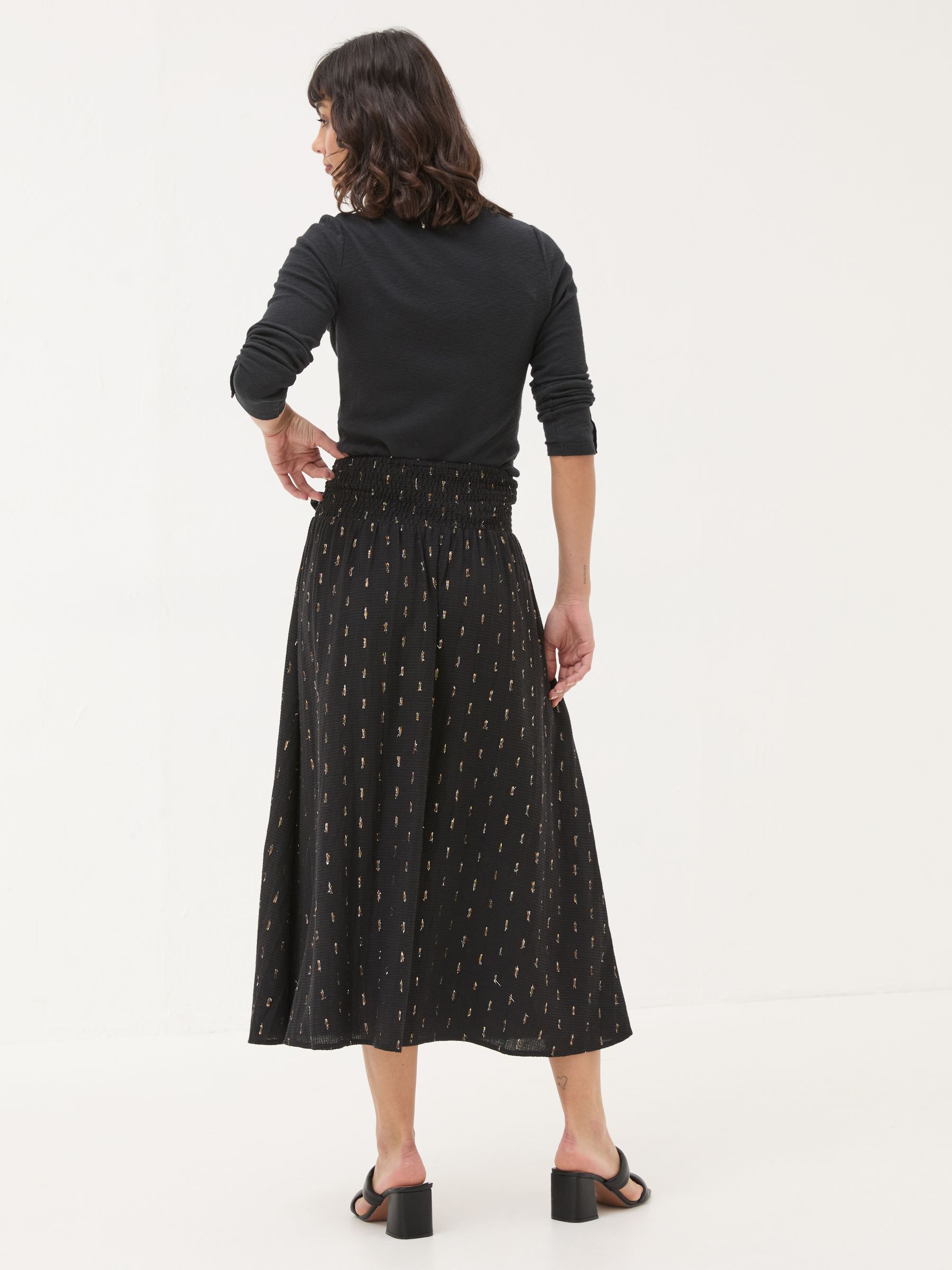 Black Sascha Detail Skirt - Image 2 of 8