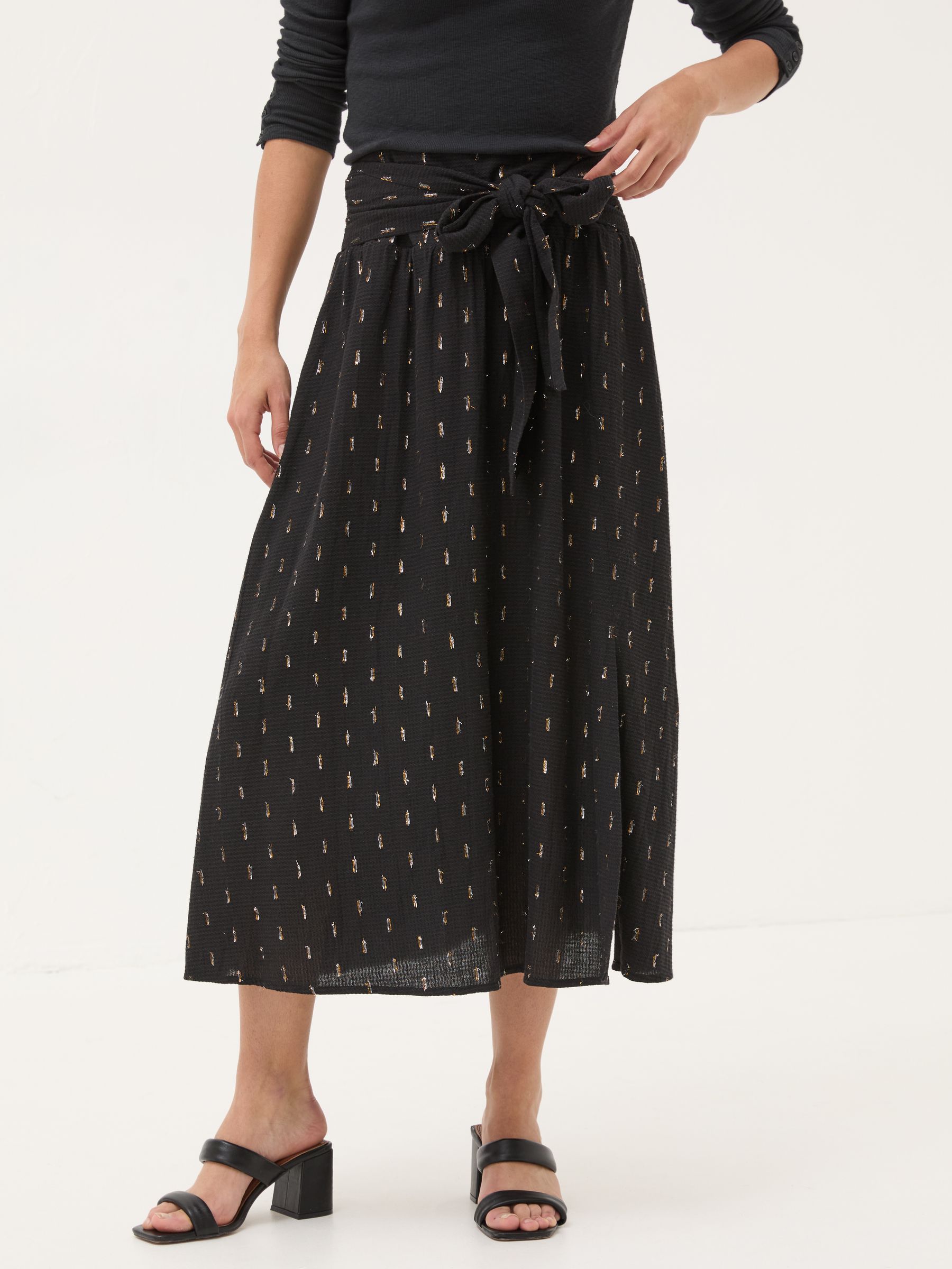 Black Sascha Detail Skirt - Image 4 of 8