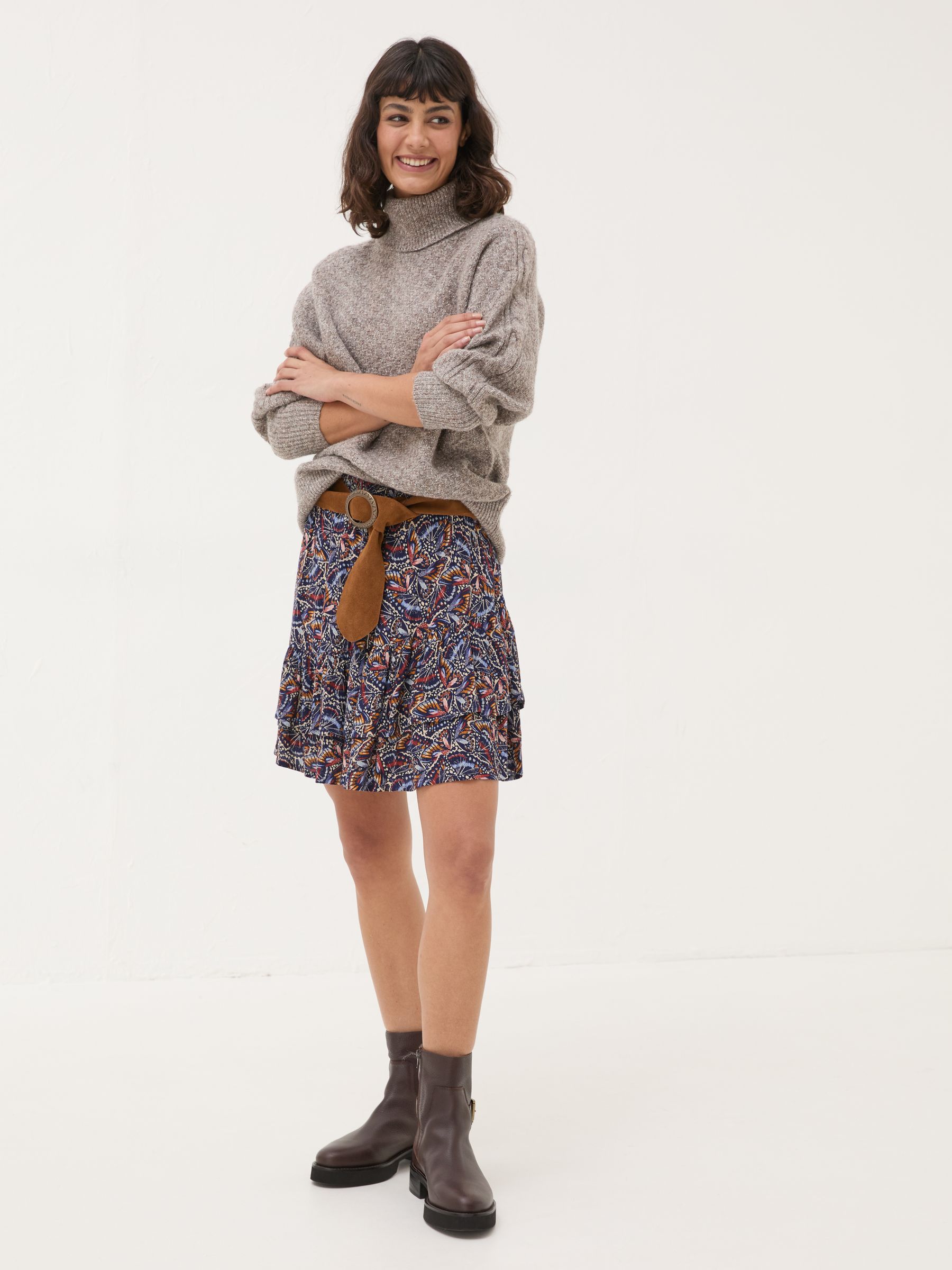 Dark Navy Becca Skirt - Image 1 of 5