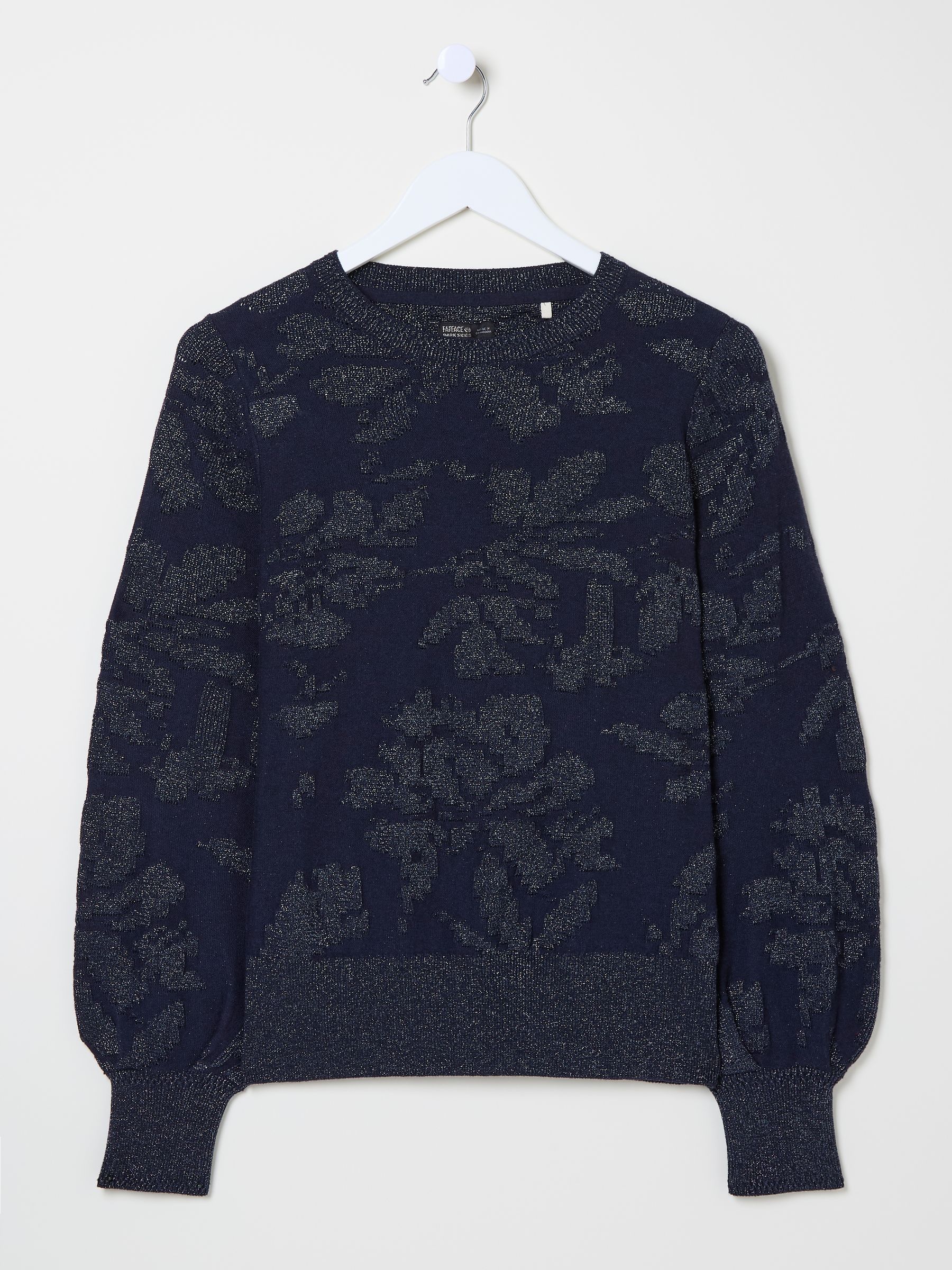 Dark Navy Dark Skies Jacquard Jumper - Image 5 of 5