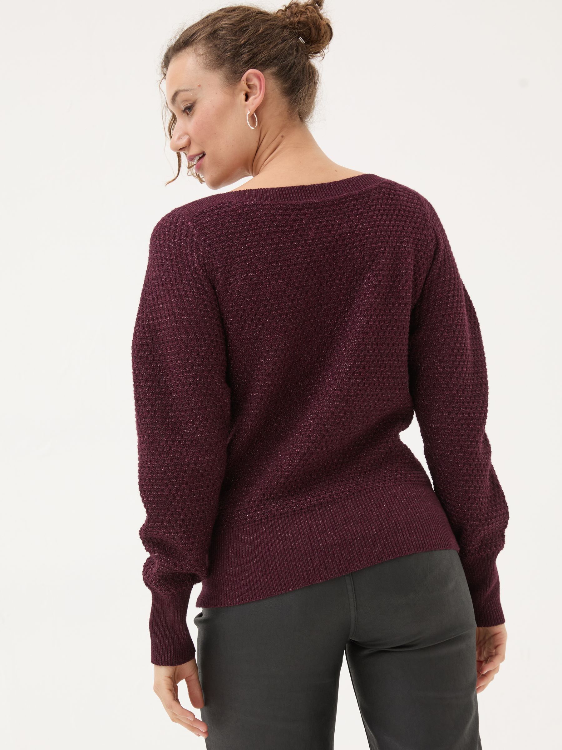 Red Lara Sparkle Jumper - Image 2 of 5
