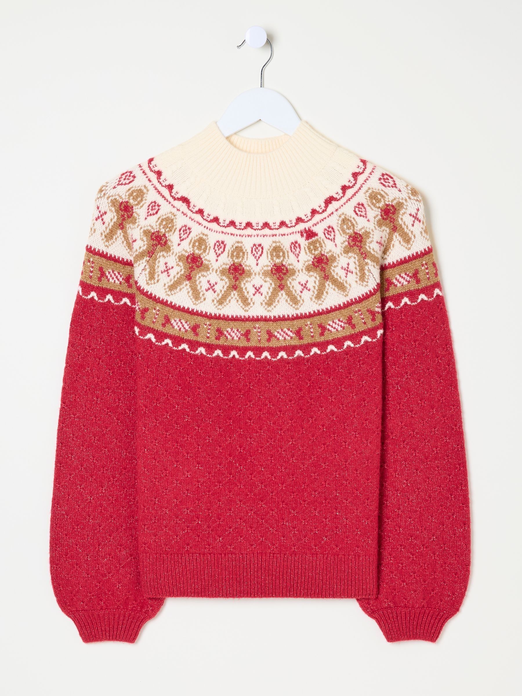 Yoke Red Gingerbread Jumper - Image 5 of 5