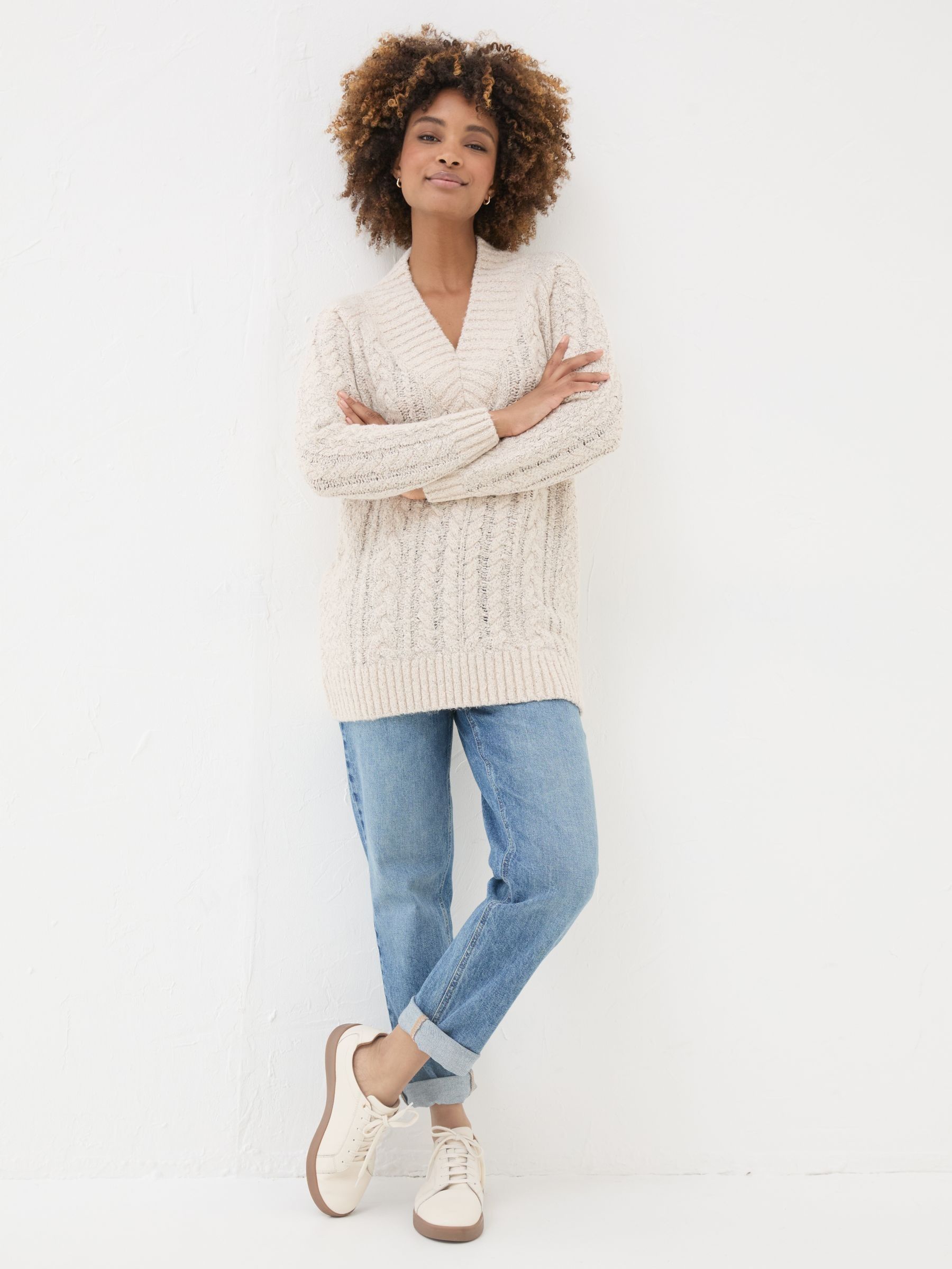 Ivory Alicia V-Neck Tunic - Image 1 of 6