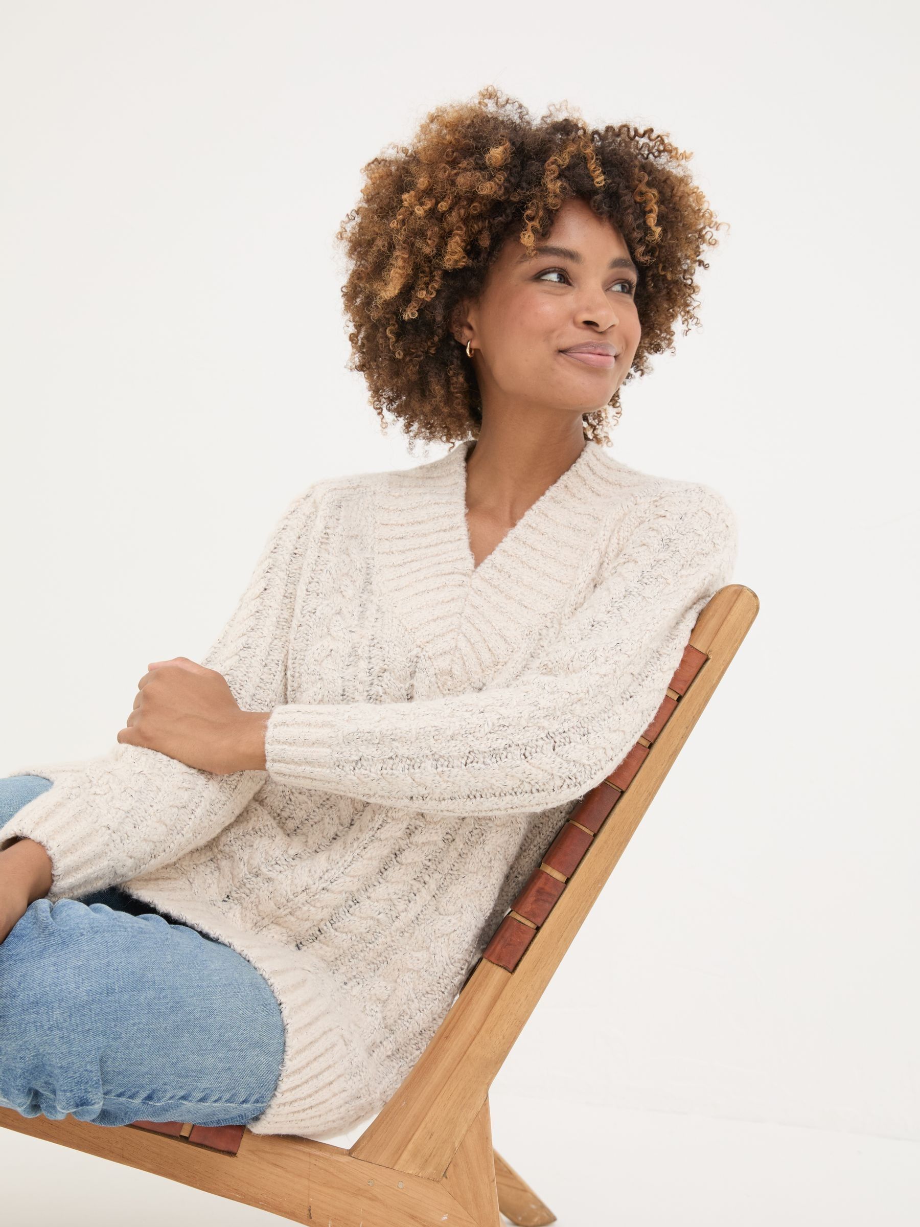 Ivory Alicia V-Neck Tunic - Image 5 of 6