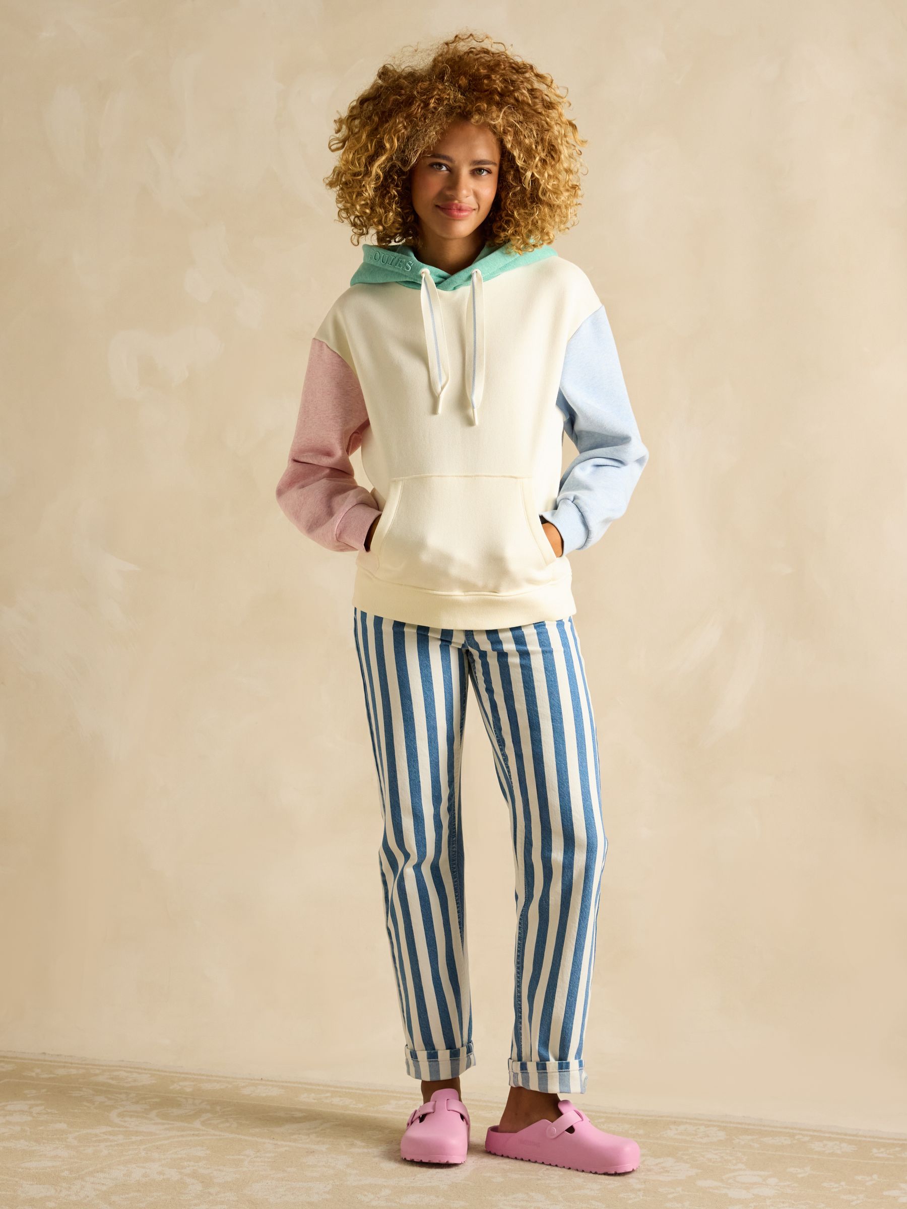 Milbourne Colour Block Marl Hoodie - Image 4 of 7