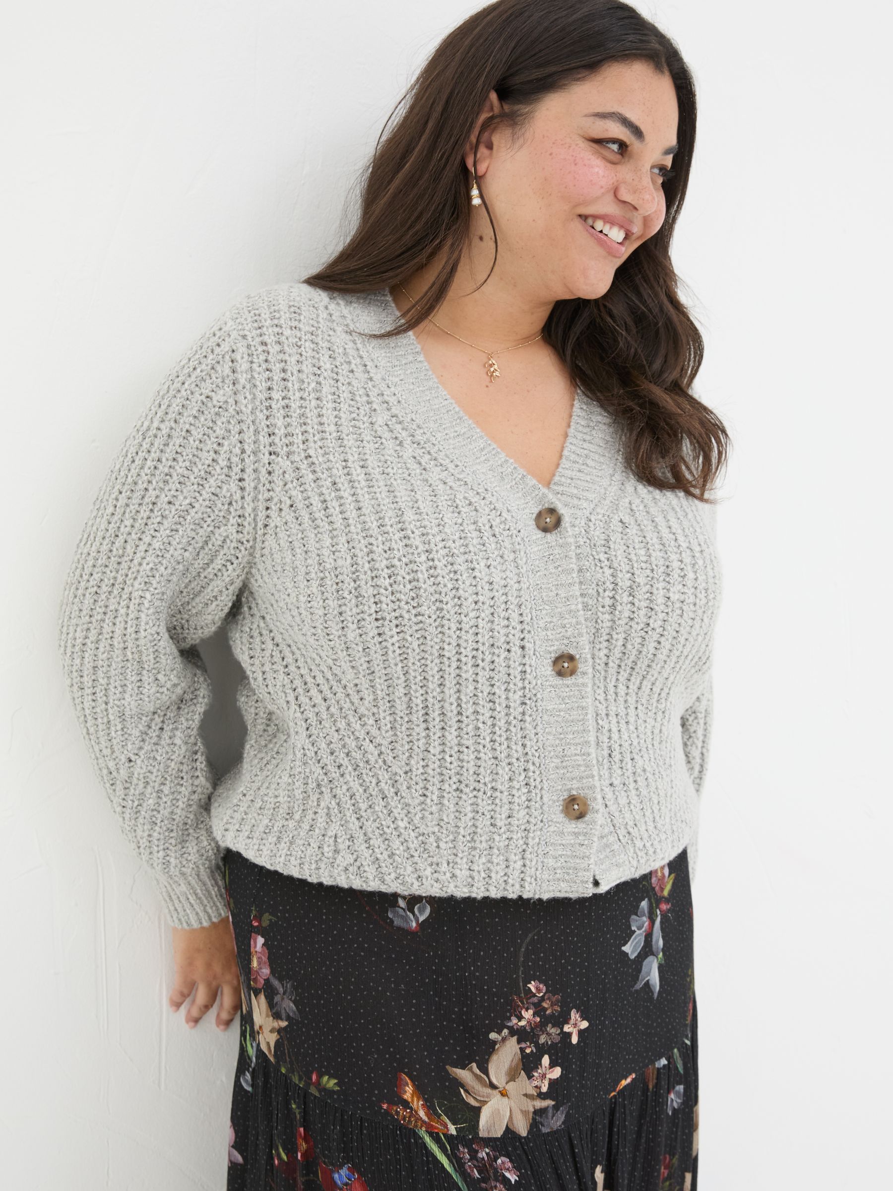 Light Grey Alicia Cardigan - Image 4 of 7