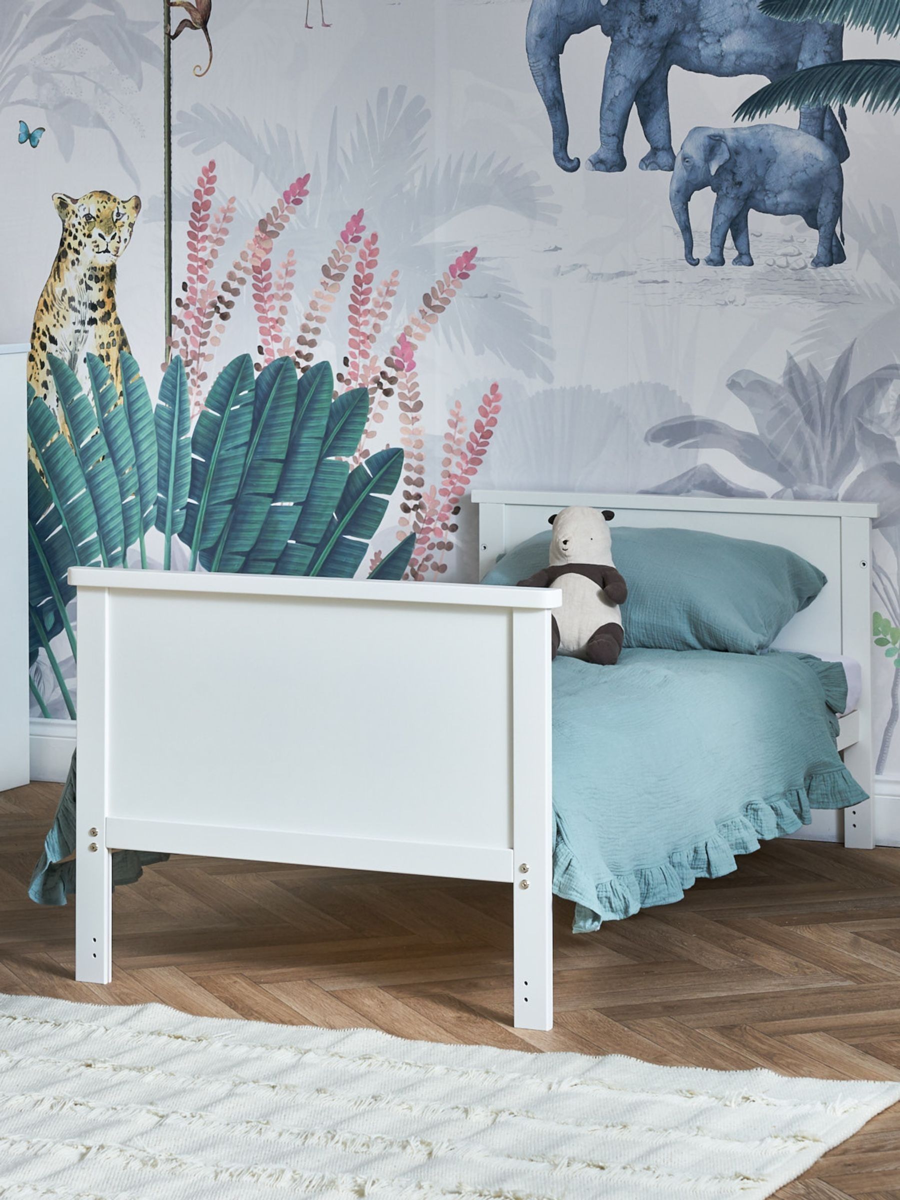 Obaby Evie White Regular Cot Bed - Image 2 of 5