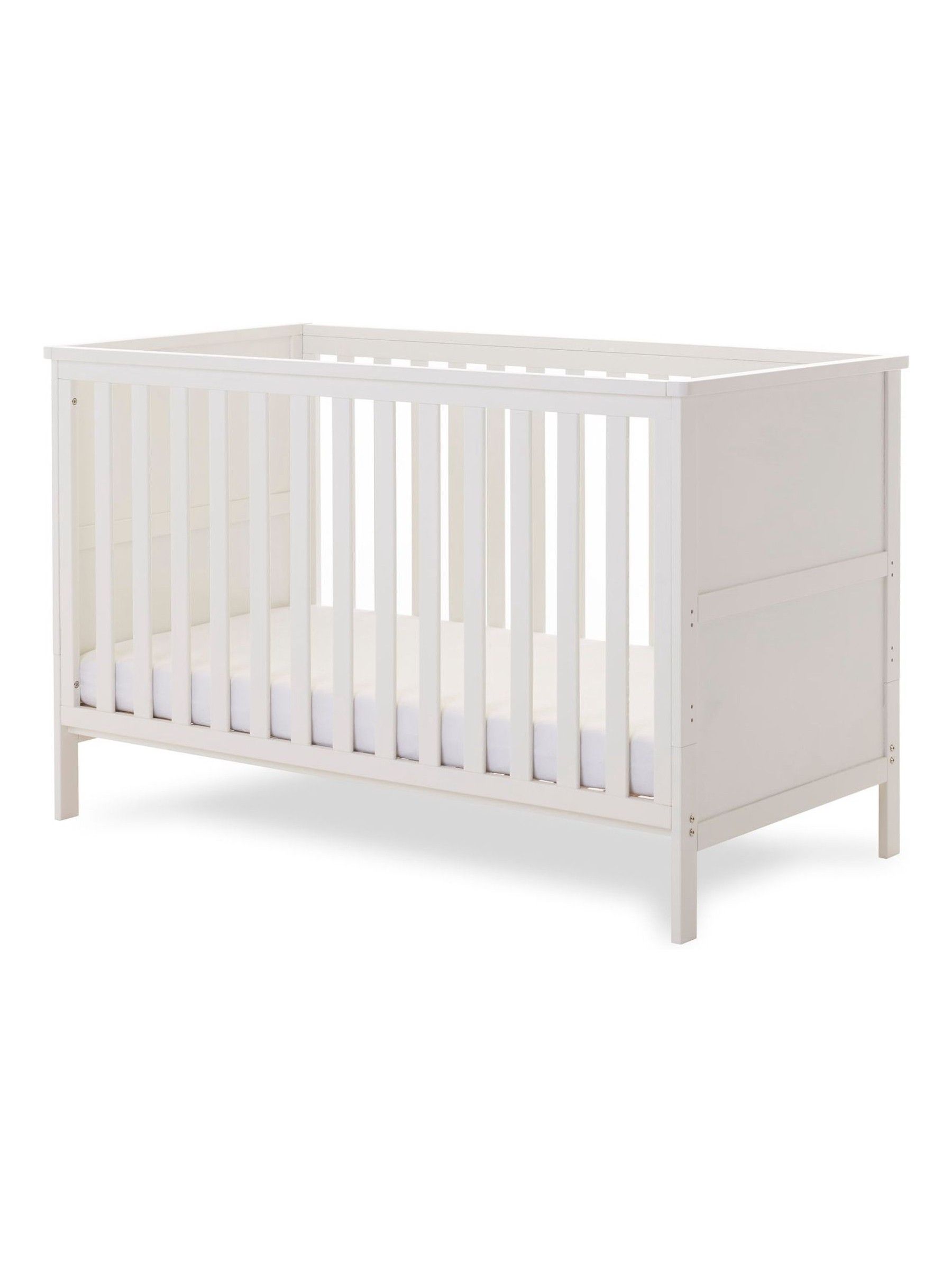 Obaby Evie White Regular Cot Bed - Image 3 of 5