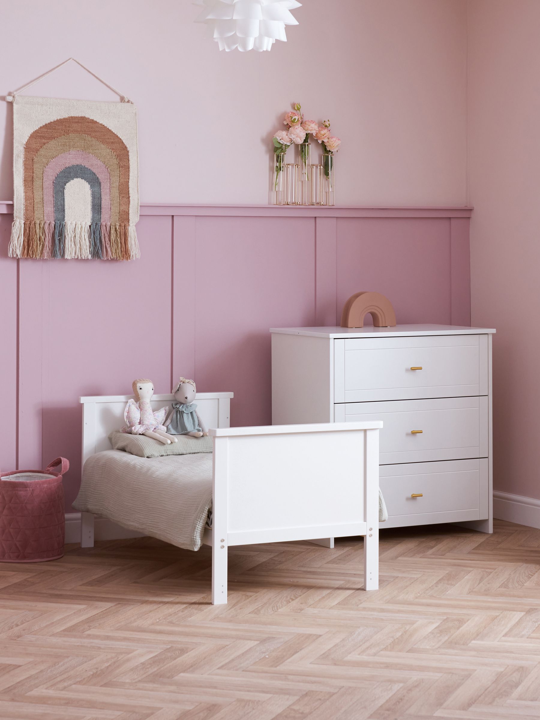 Obaby Evie White Small Cot Bed - Image 2 of 5