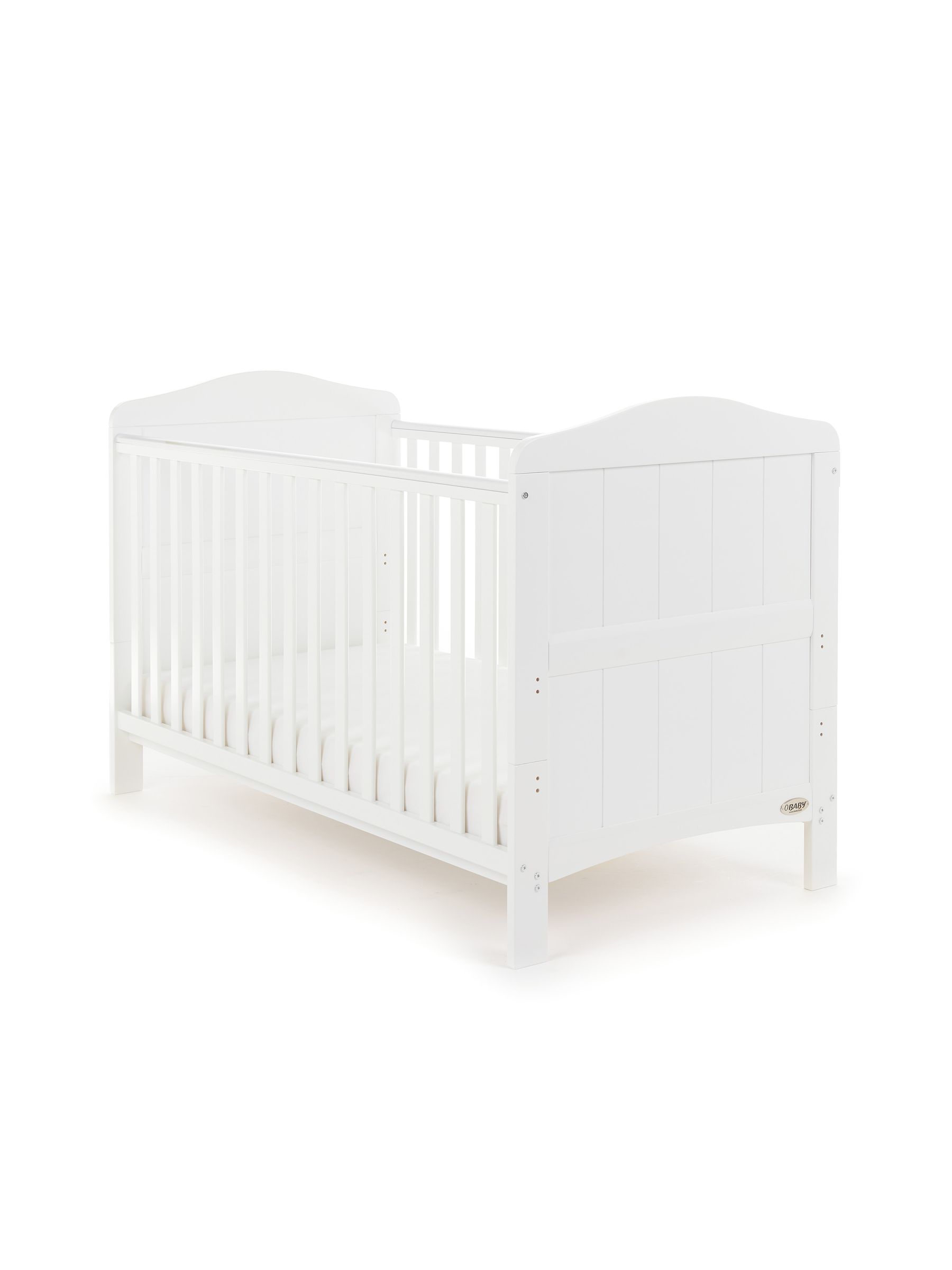 Obaby White Whitby Cot Bed - Image 2 of 6