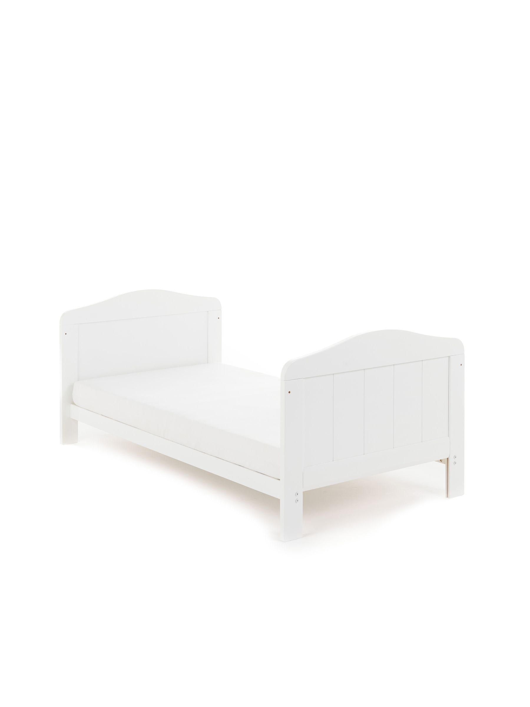 Obaby White Whitby Cot Bed - Image 3 of 6