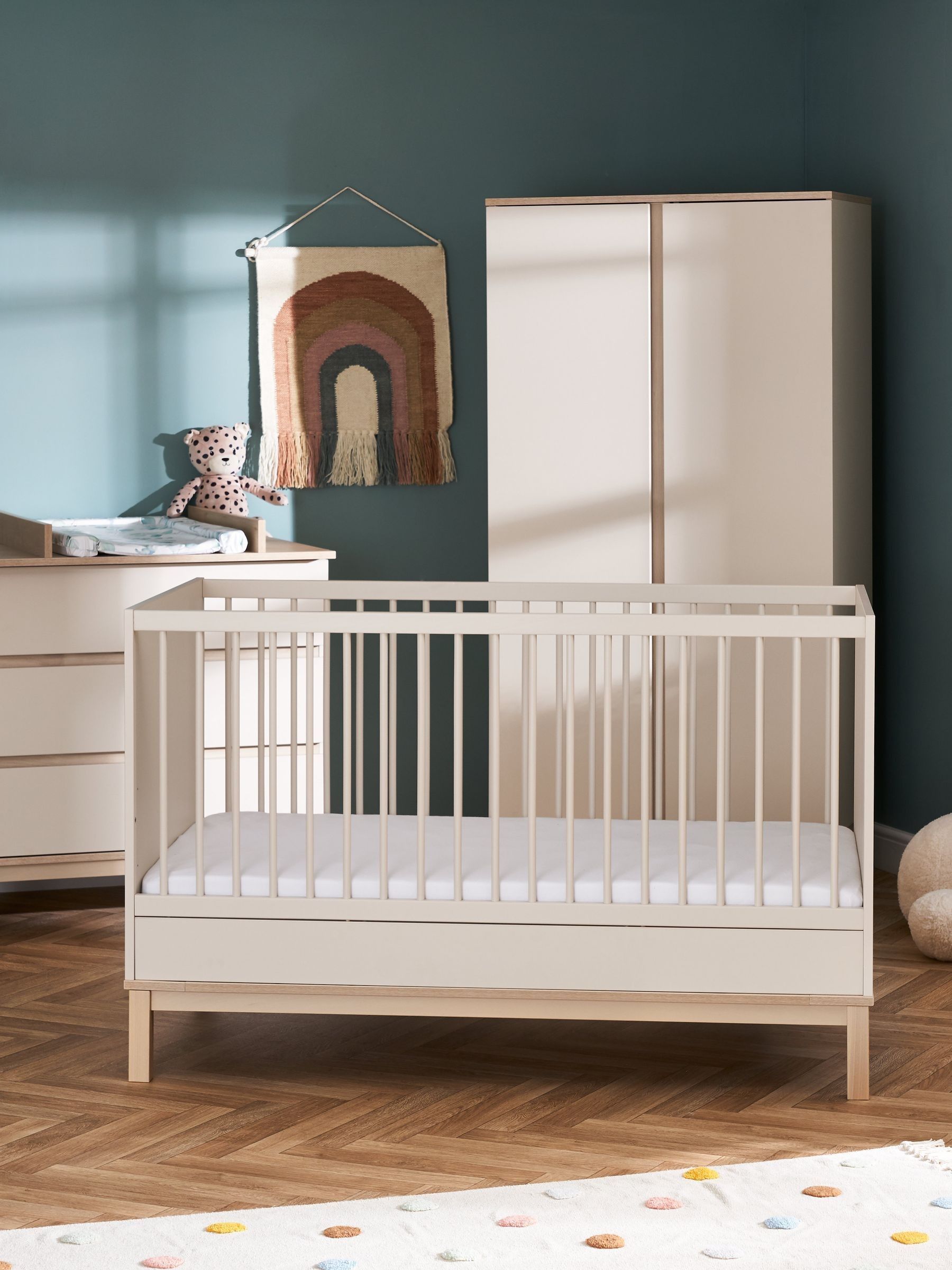 Obaby Astrid Satin 3 Piece Nursery Furniture Set - Image 1 of 6