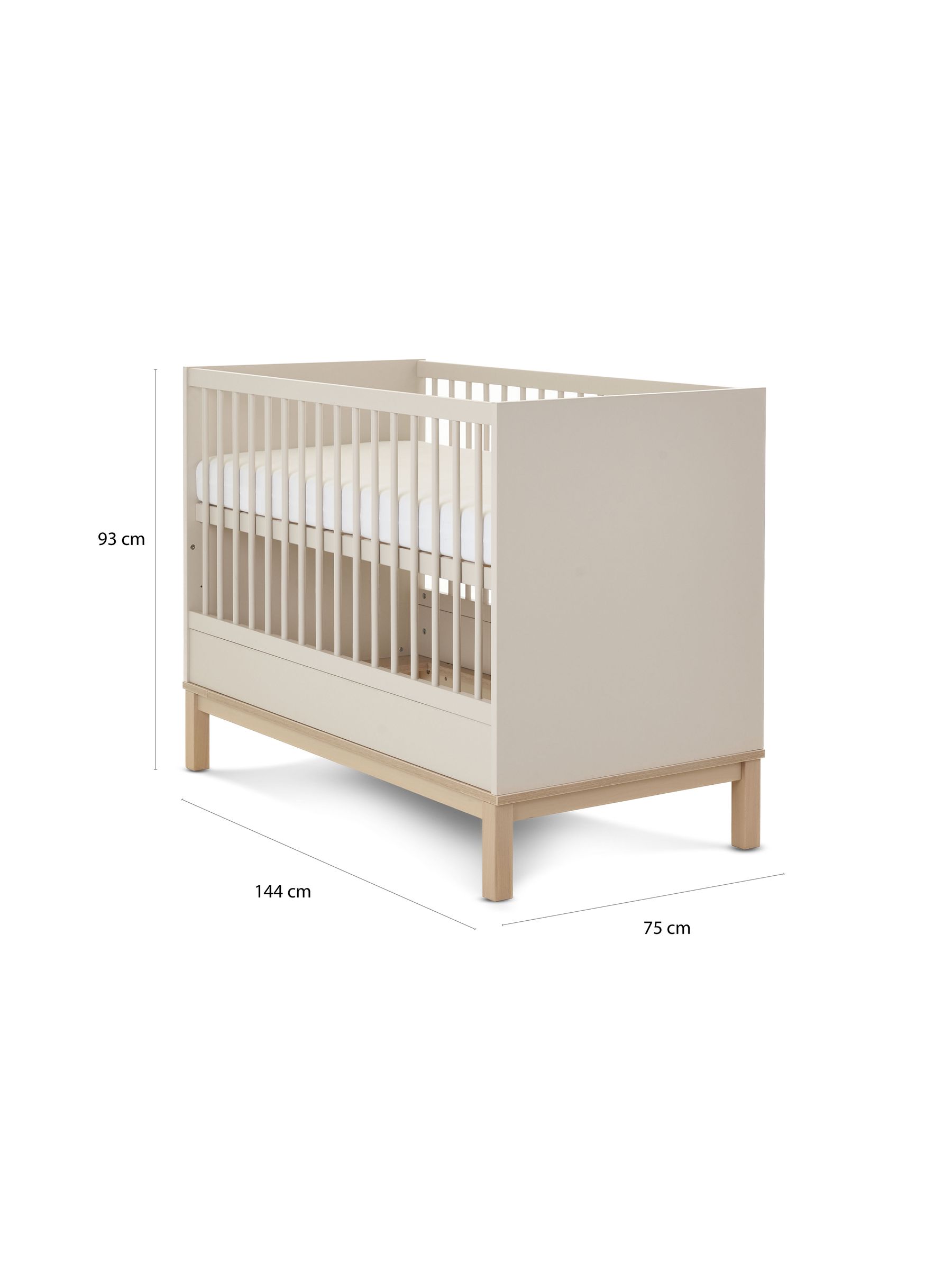 Obaby Astrid Satin Regular Astrid Cot Bed - Image 6 of 6