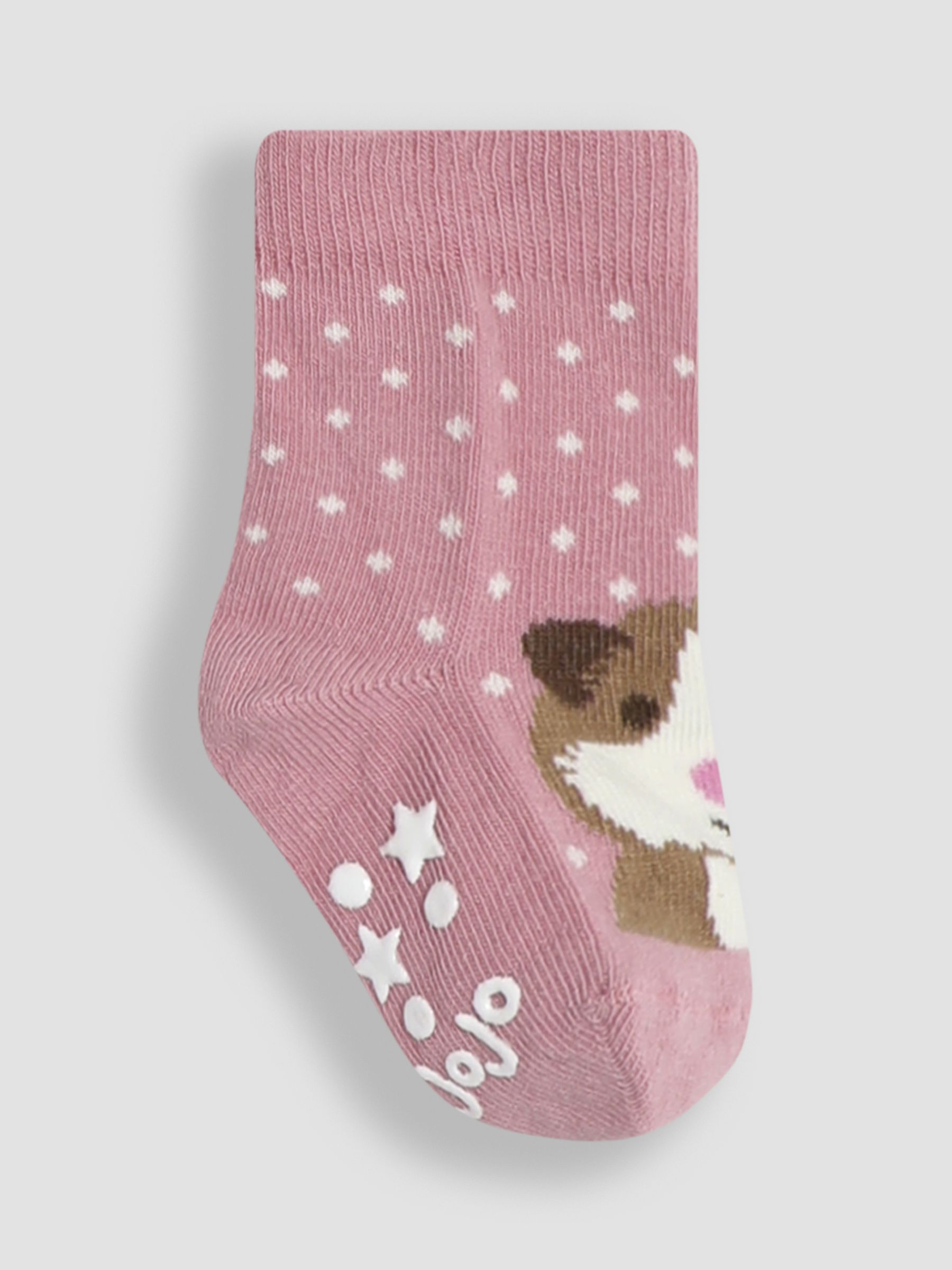Pink Guinea Pig Cotton Socks 3 Pack - Image 5 of 5