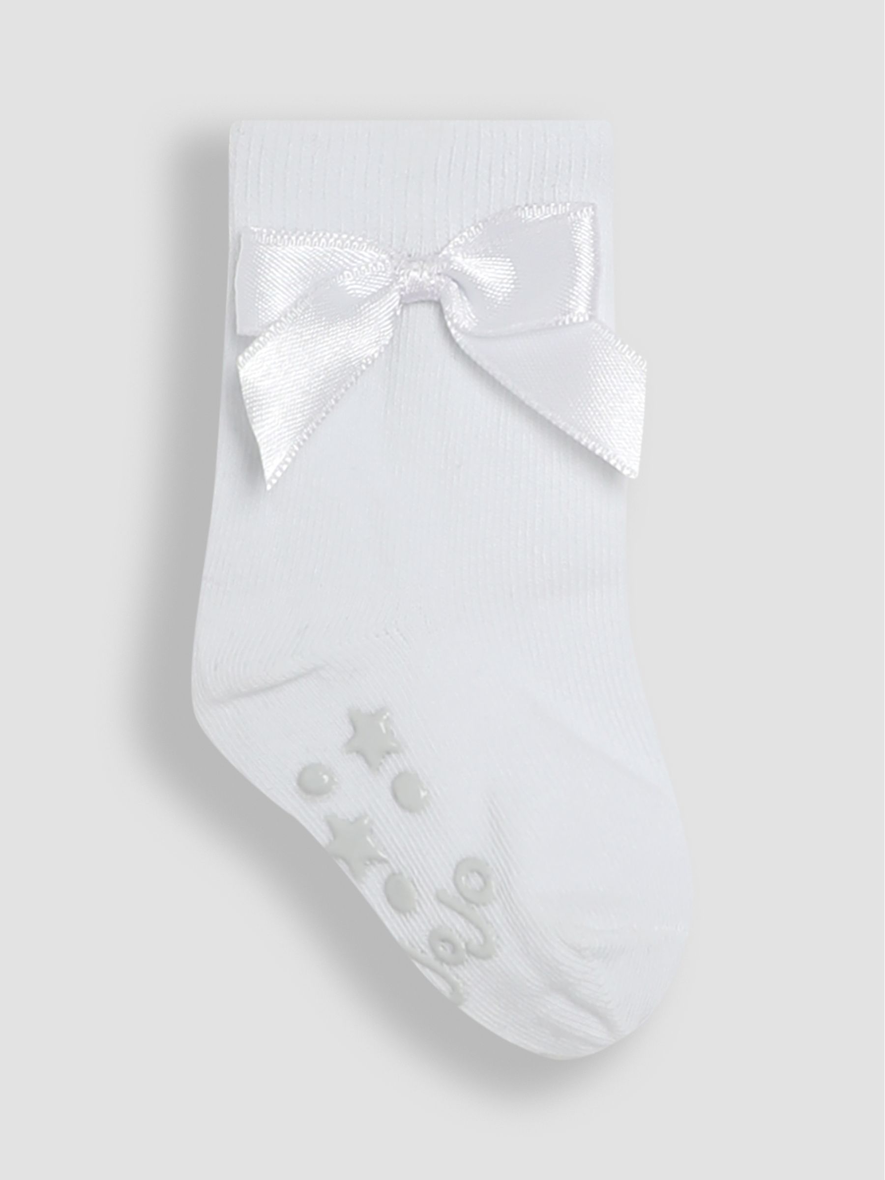 Burgundy 2-Pack Bow Socks - Image 2 of 3