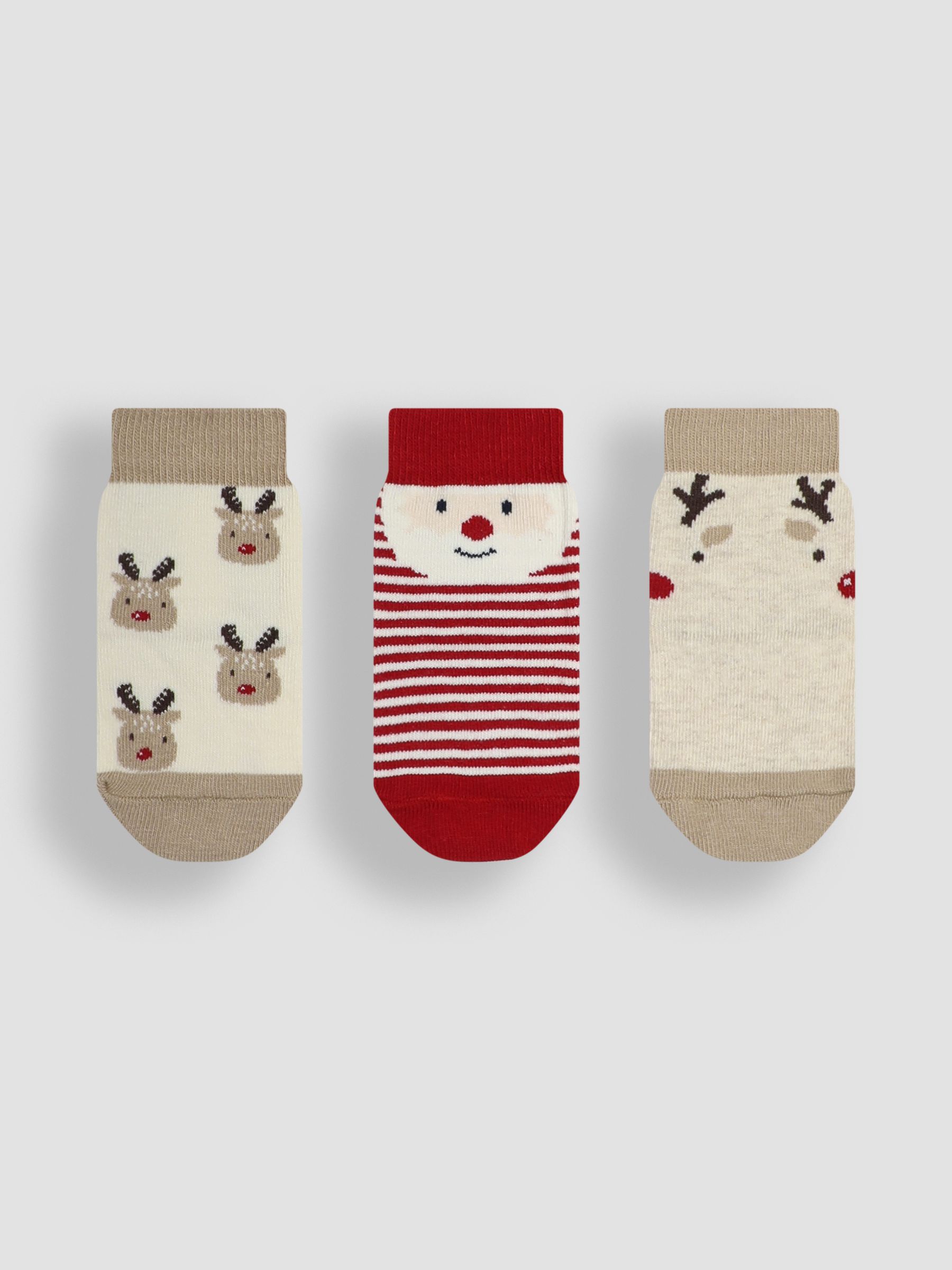 Fesitve Red 3-Pack Christmas Socks - Image 1 of 5